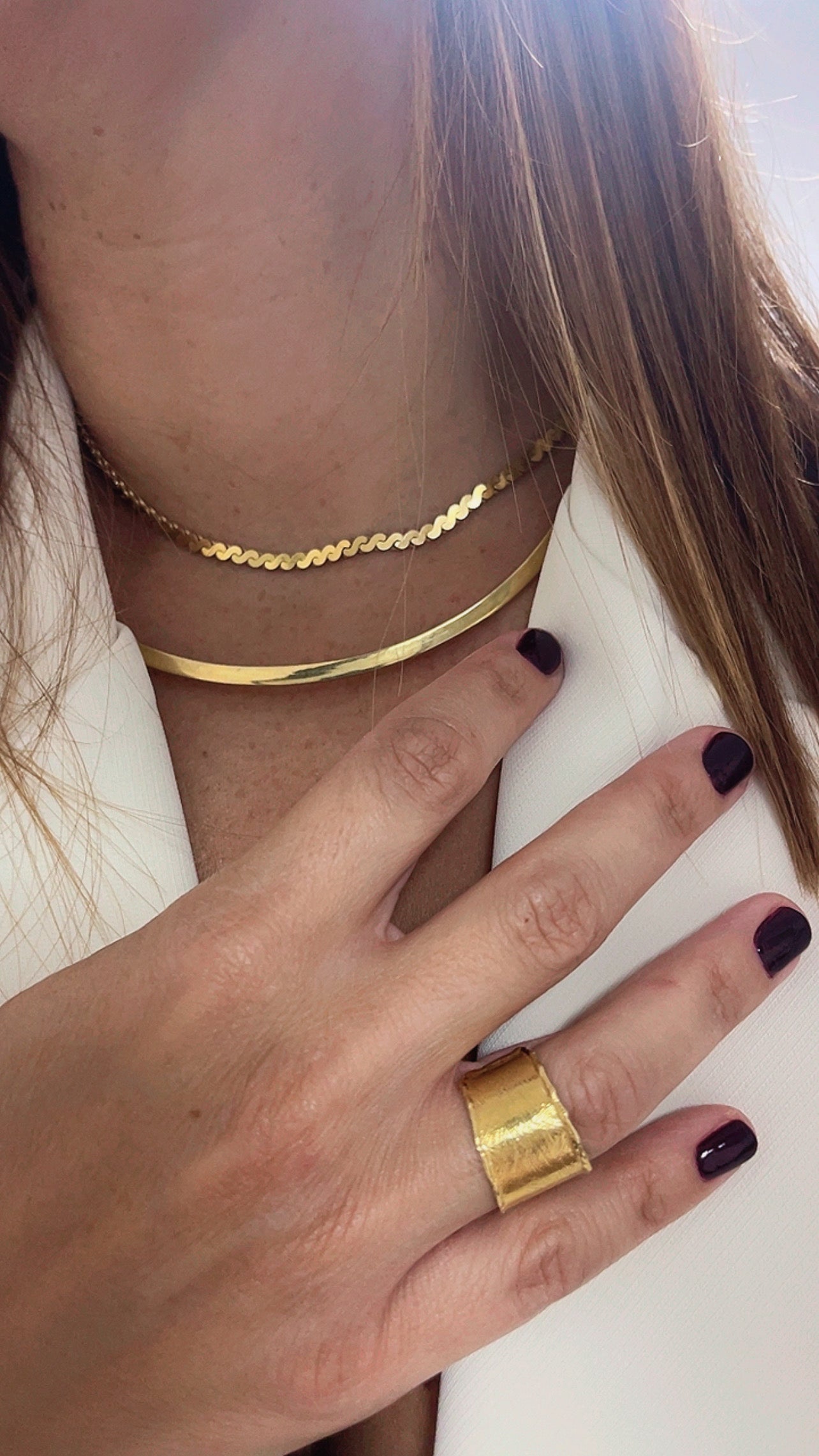 Gold-plated ring