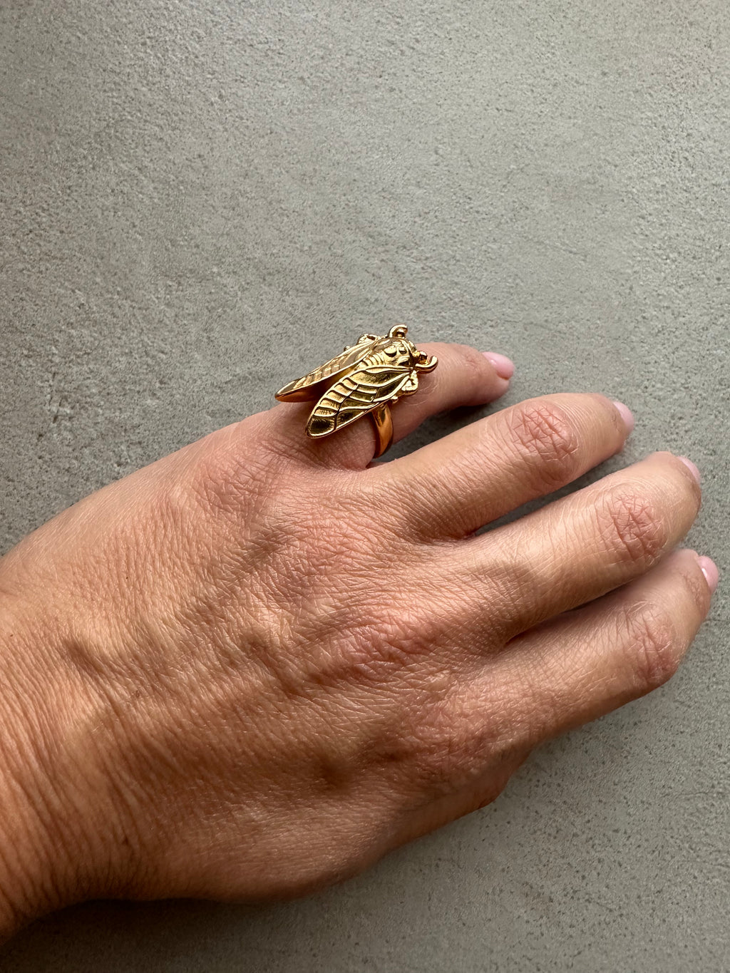 Golden Statement Ring