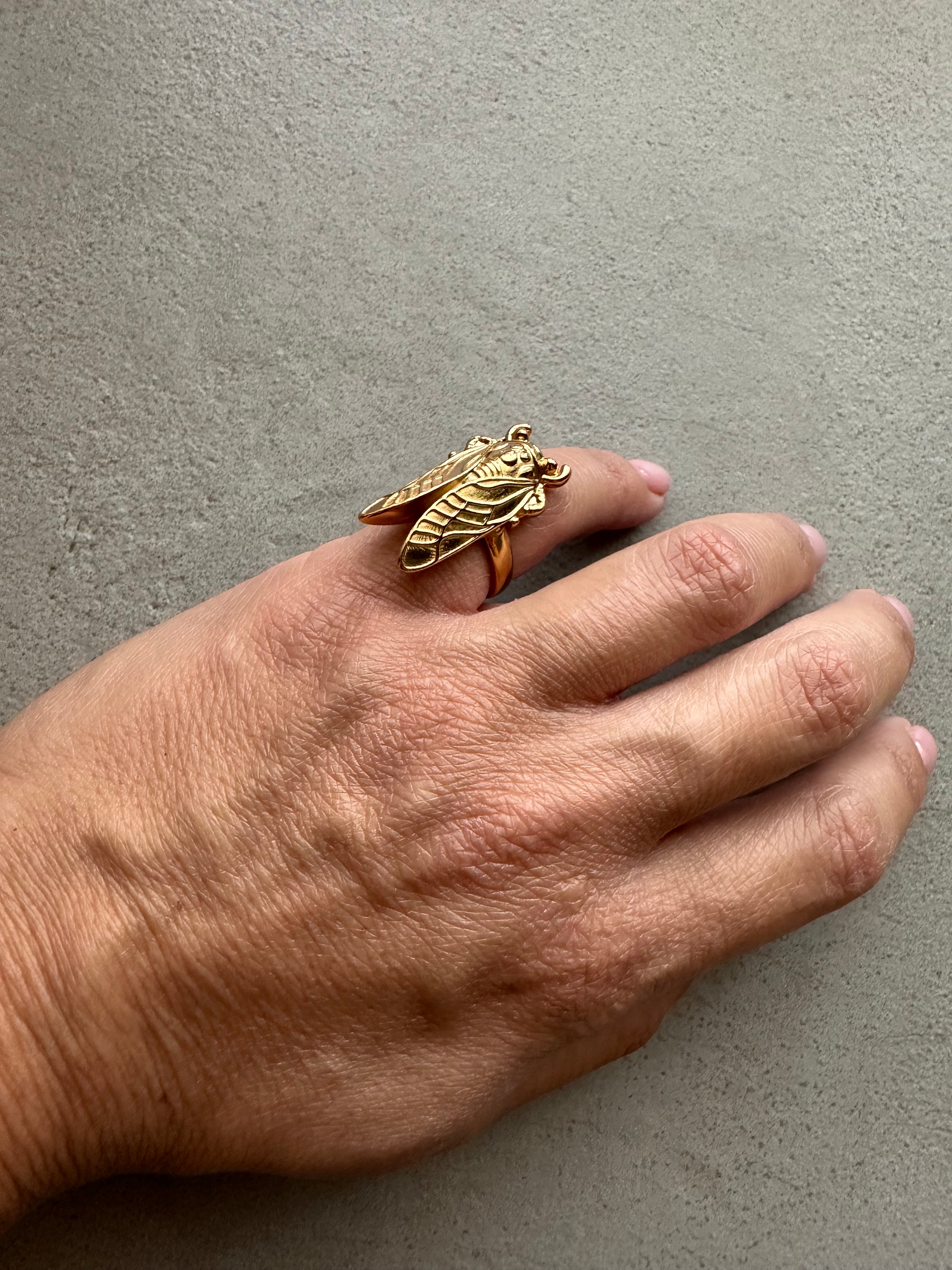 Golden Statement Ring