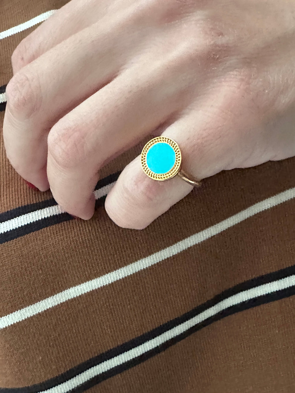 Turquoise Pinky Ring