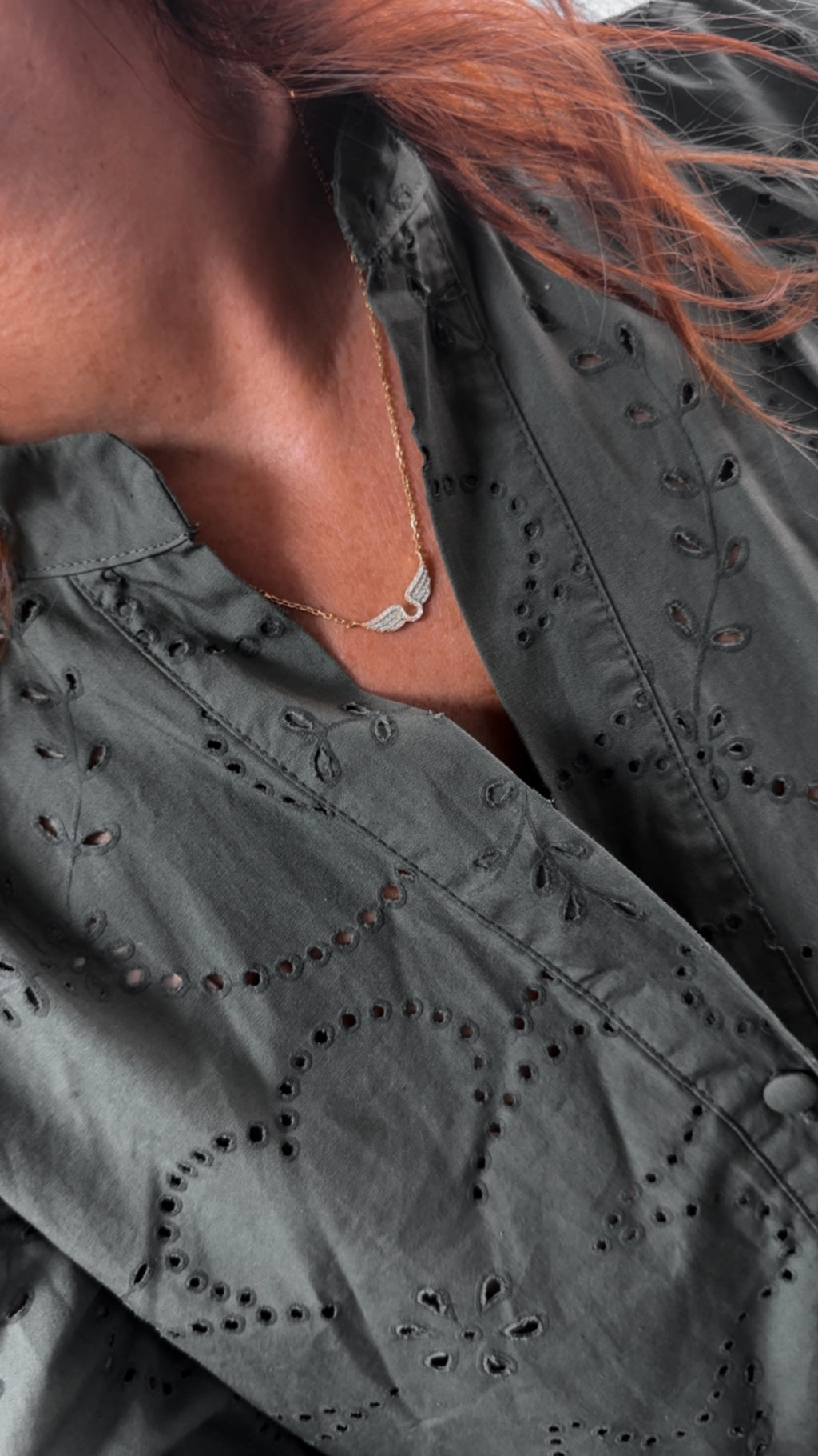 Angel wings necklace