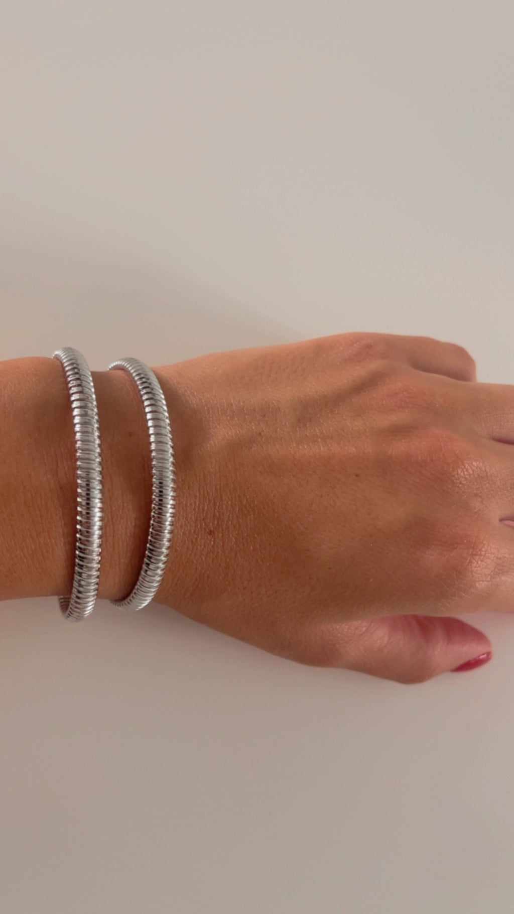Silver bangle