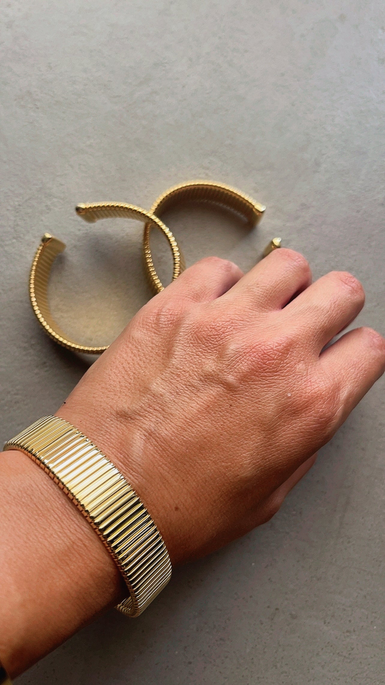 Gold bangle