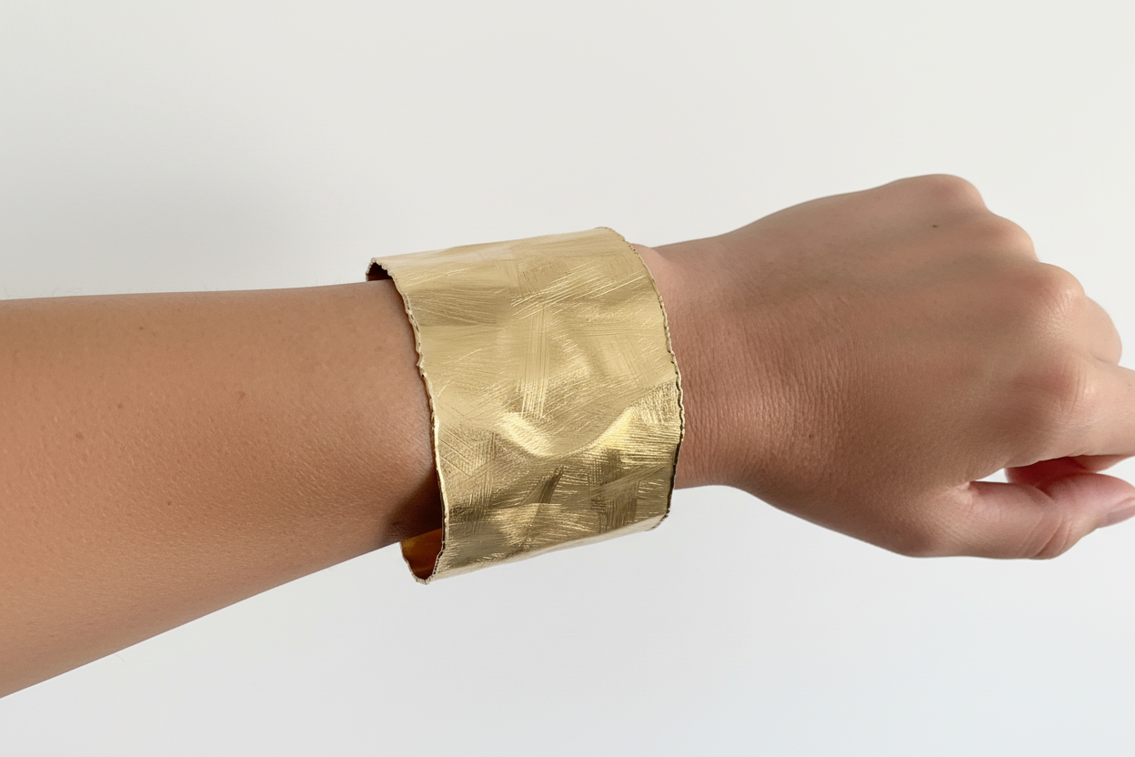 Hand formed cuff