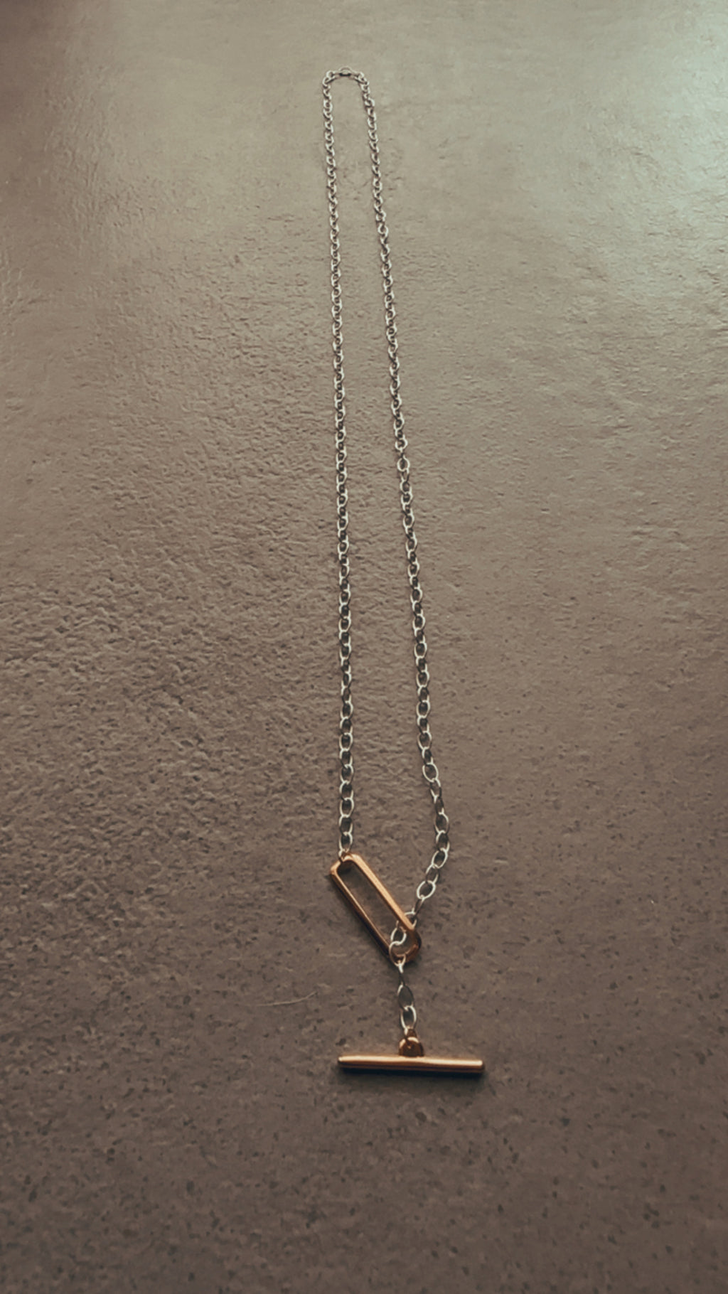 2-in-1 Necklace & Bracelet – Gold & Silver