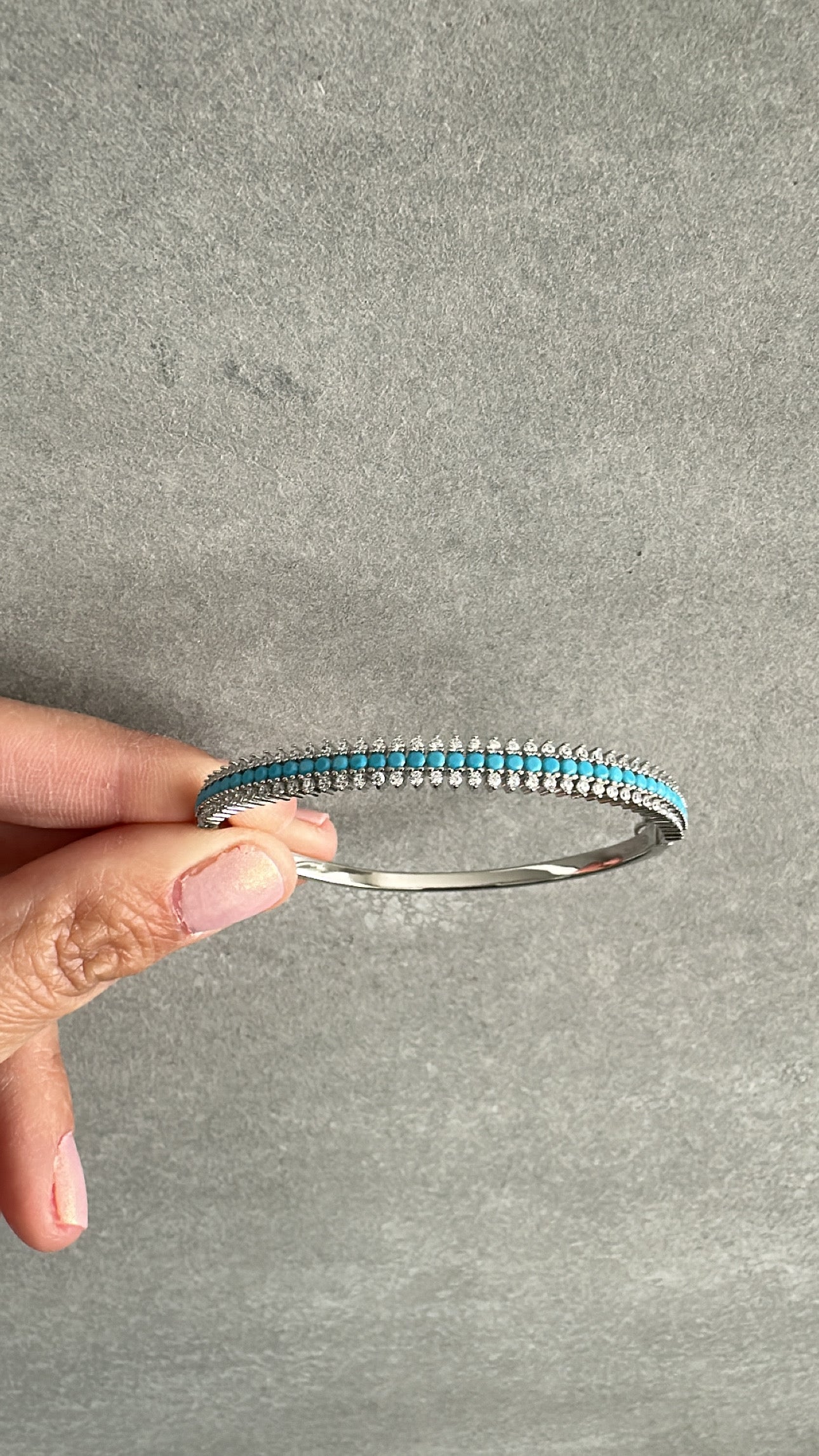Silver bangle