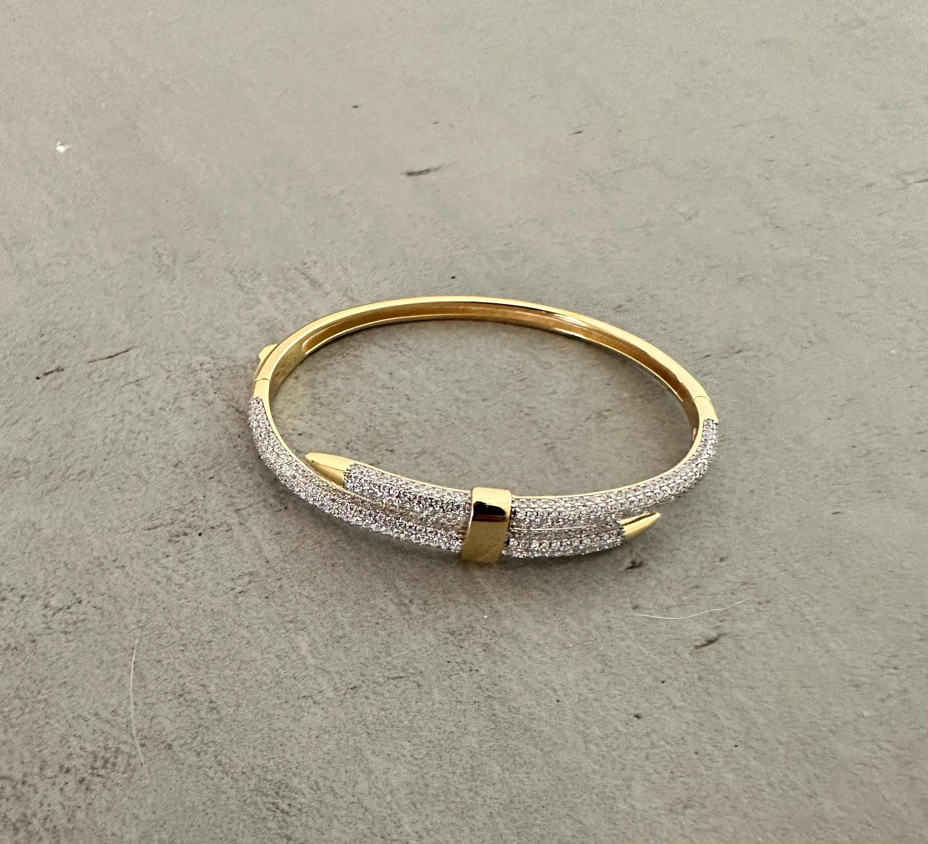 Nail head bangle