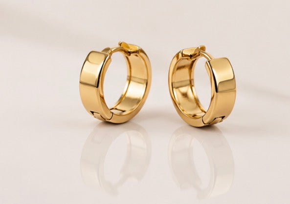 14carat gold hoops