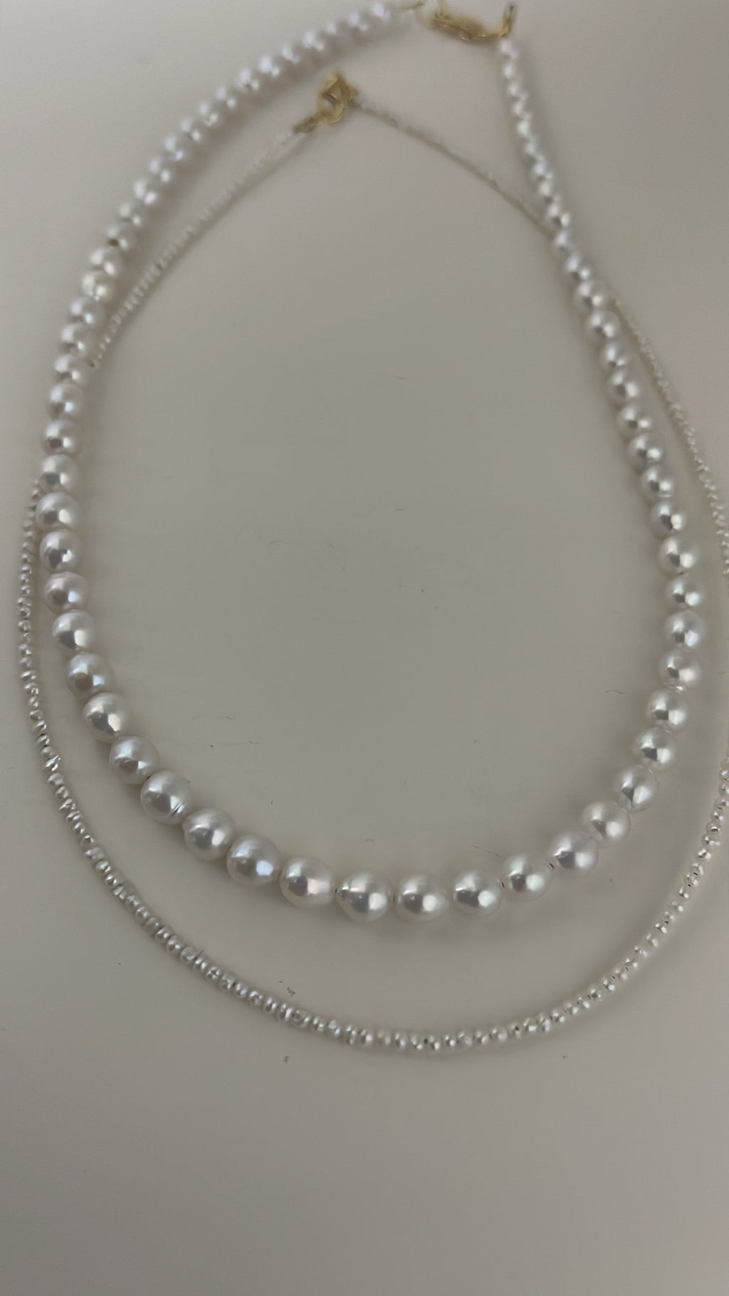 Pearl necklaces