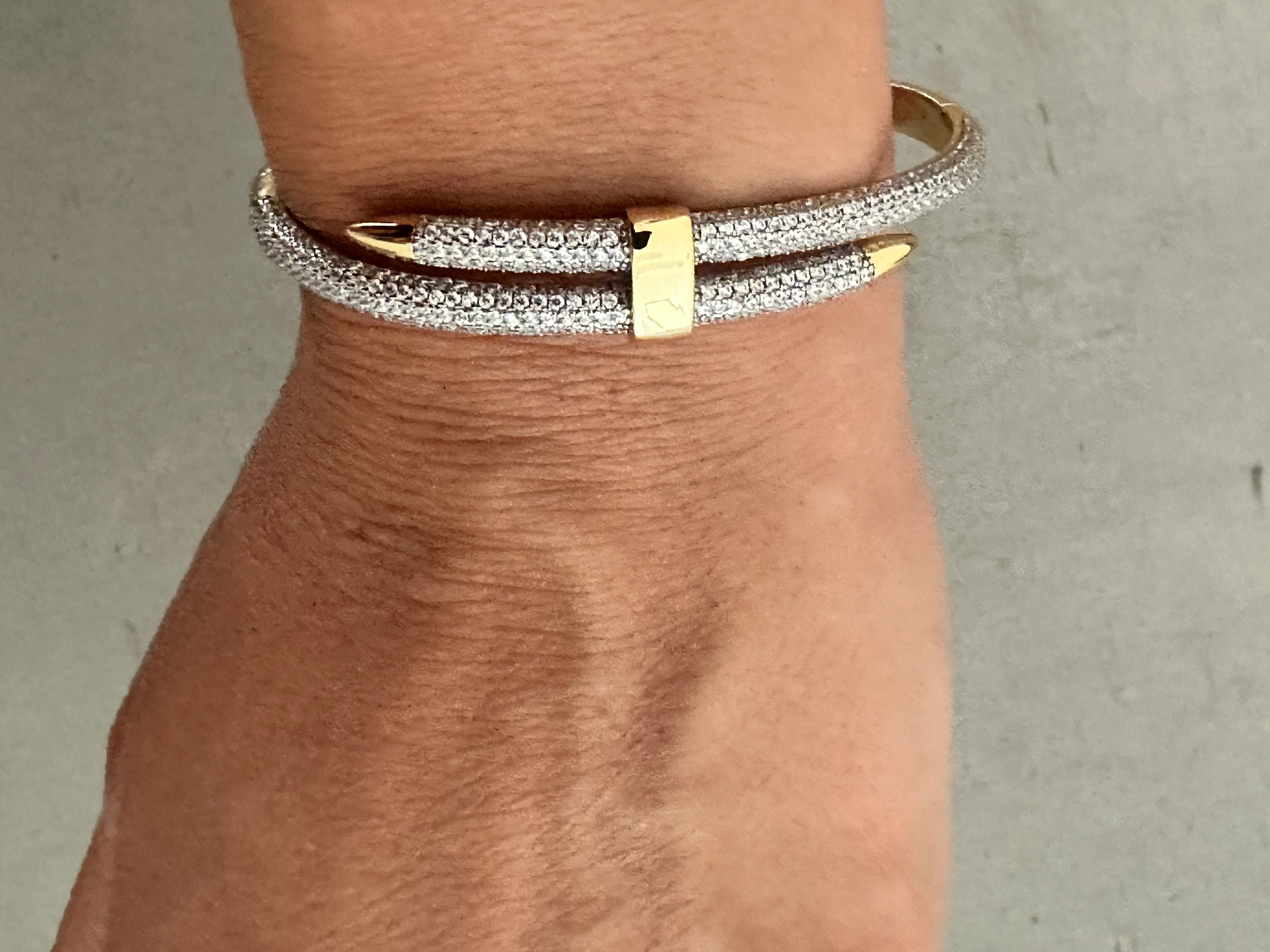 Nail head bangle
