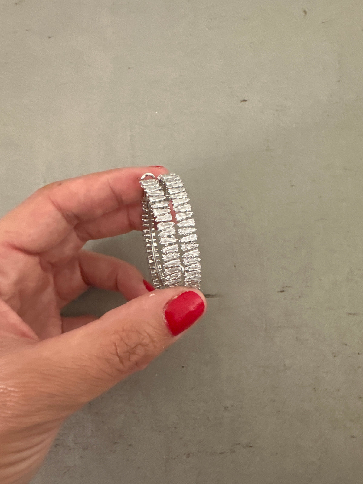 Crystal hoops