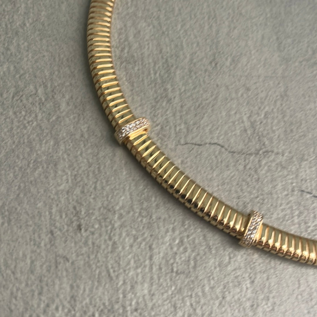 Gold plated necklace