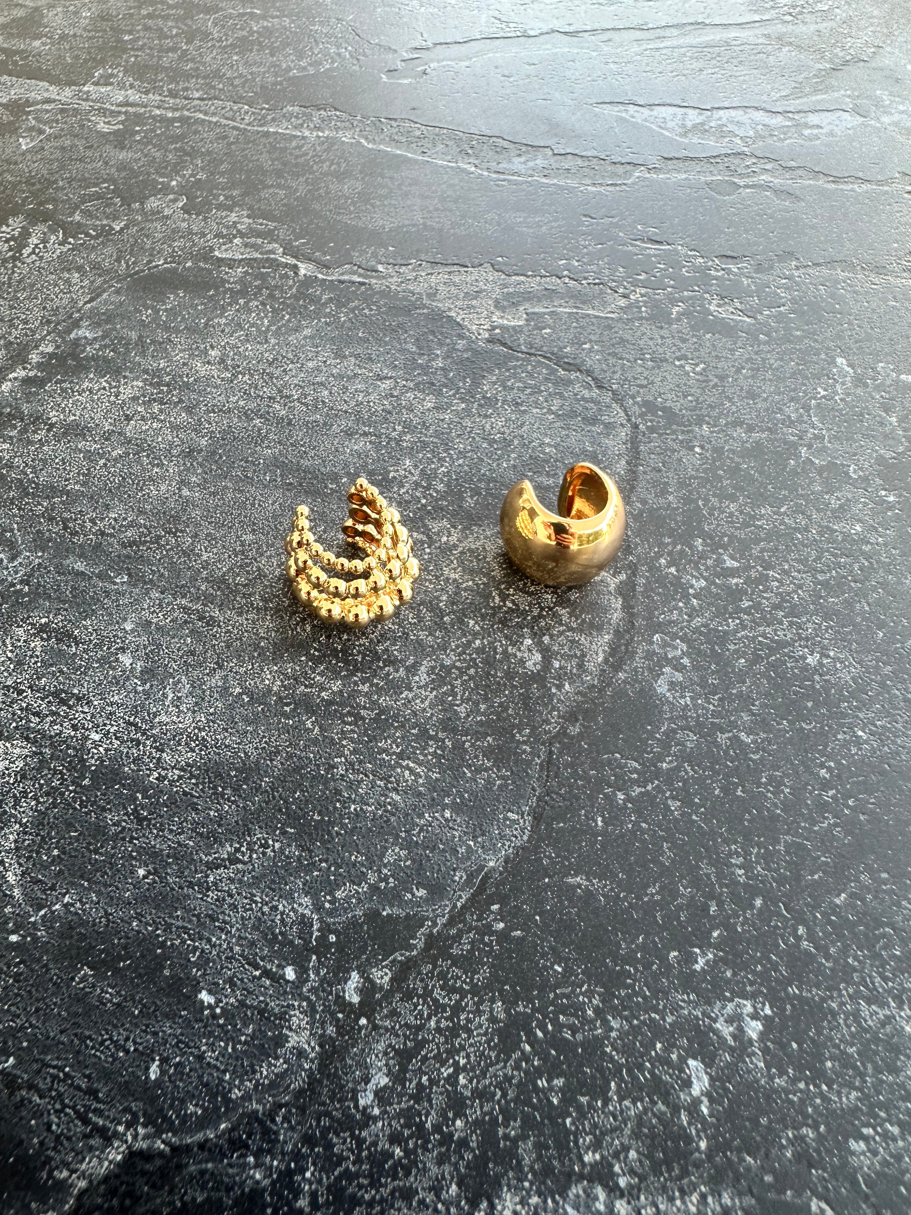 Gold Ear Cuffs – Modern Elegance, No Piercing Needed