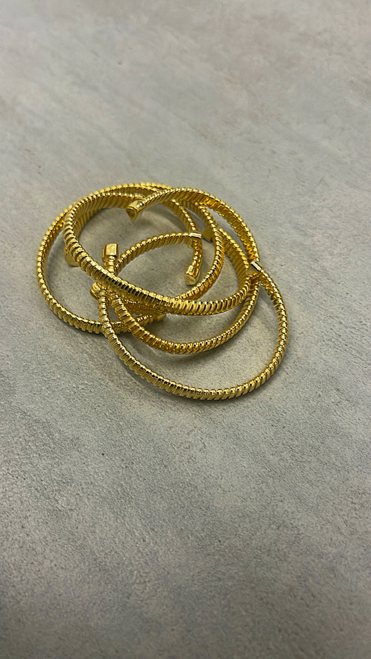 Gold bangles