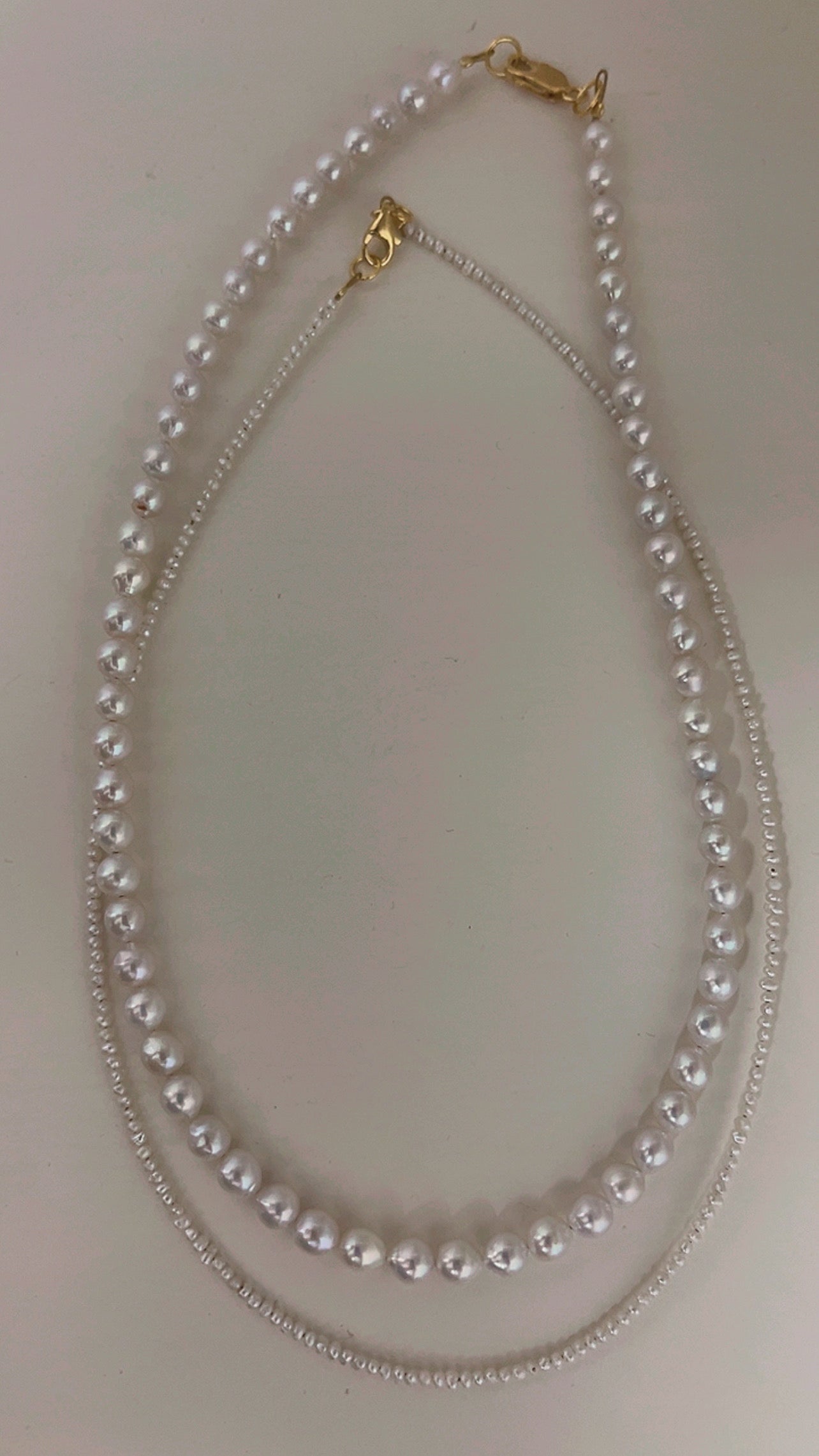 Pearl necklaces