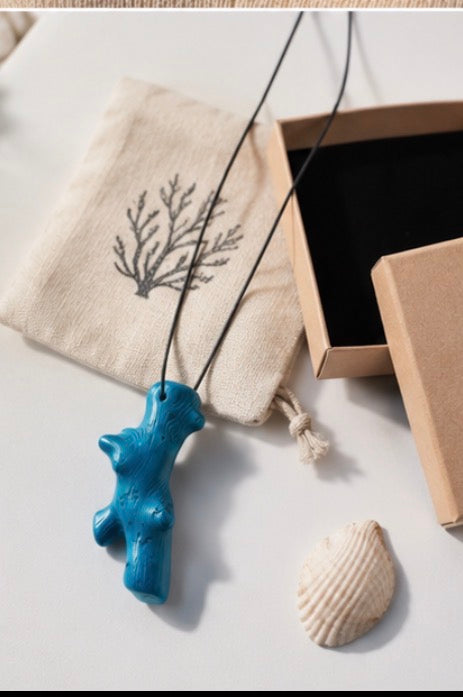Ocean Root Coral Pendant Necklace