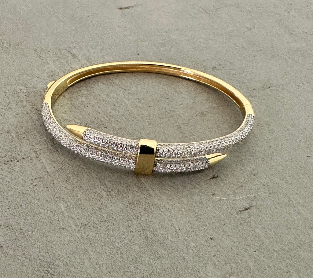 Nail head bangle