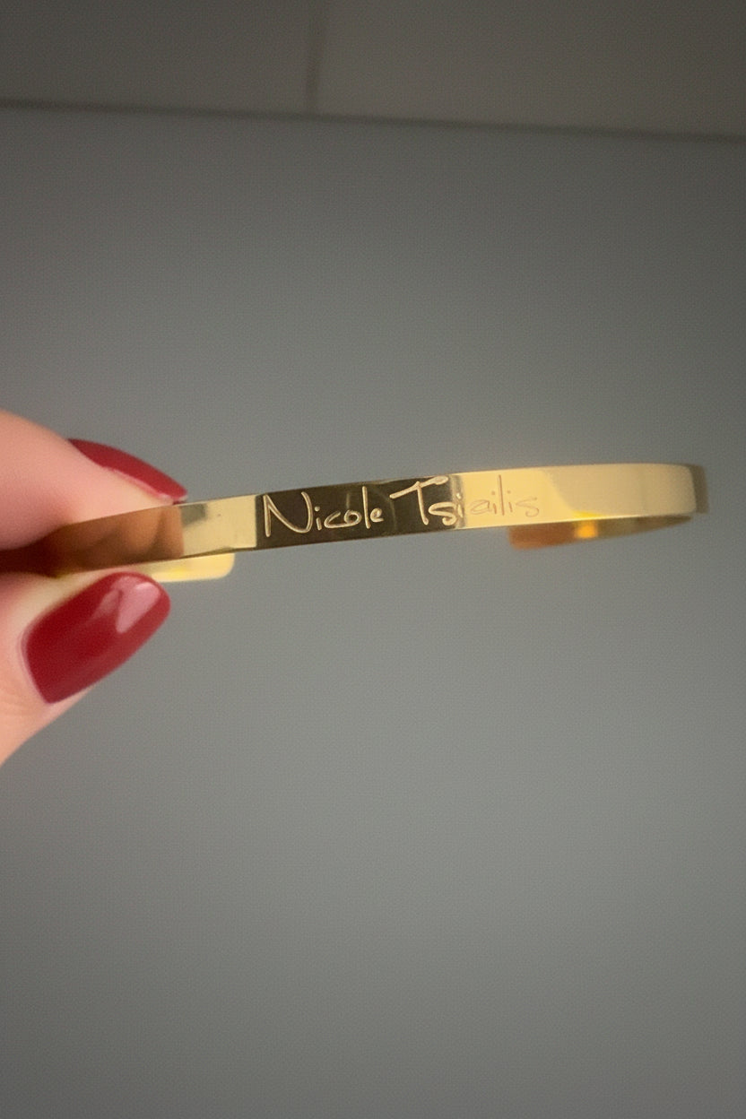 Nicole Tsiailis Signature Gold Cuff