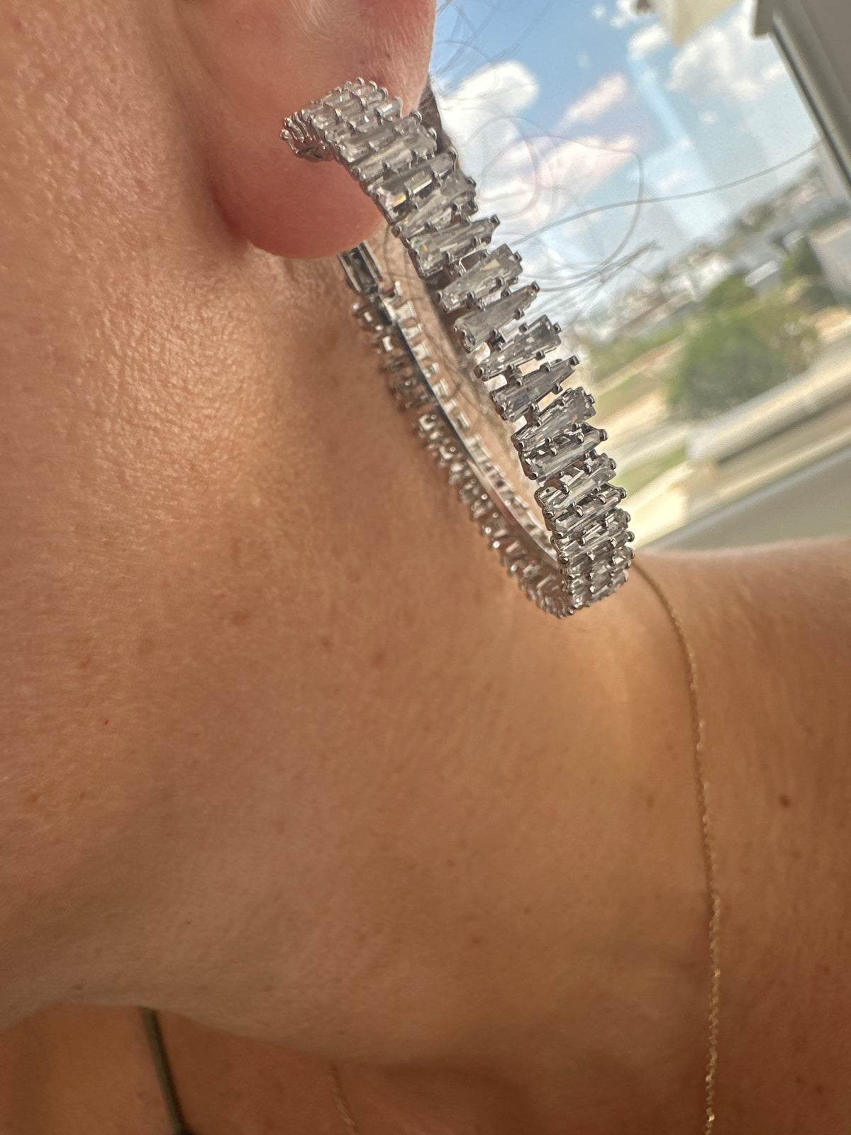 Crystal hoops
