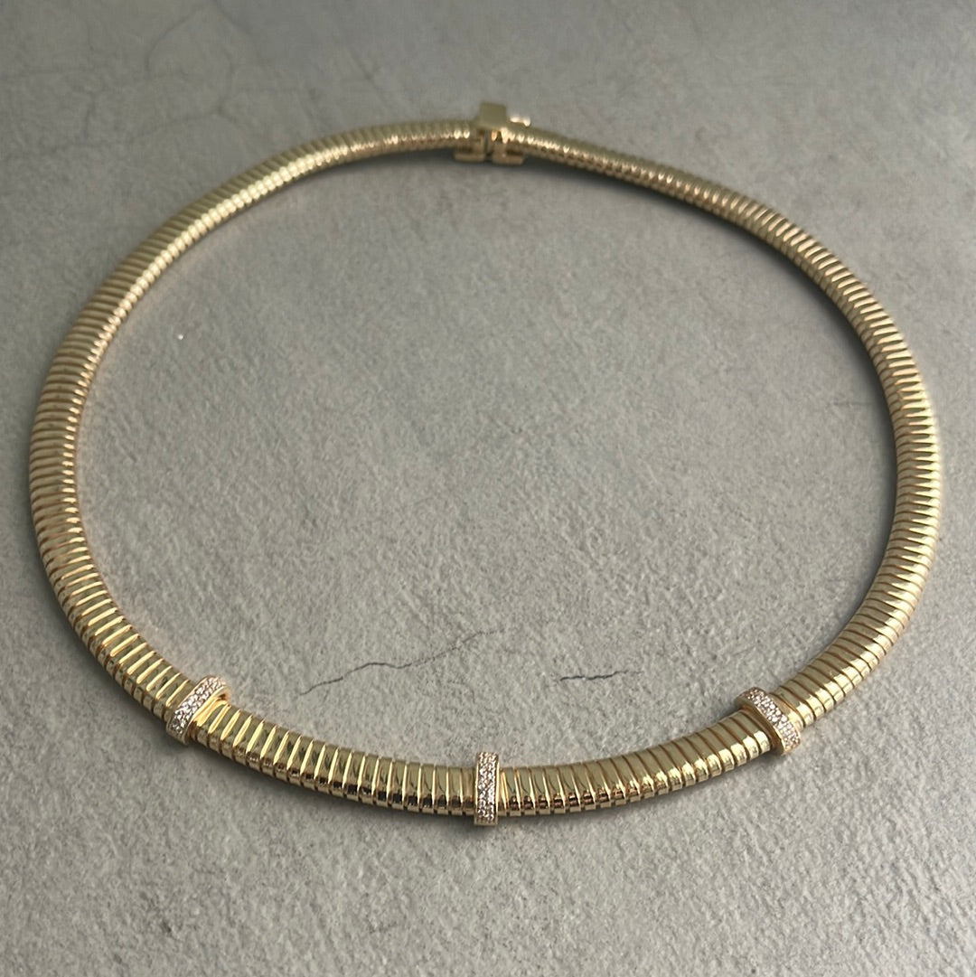 Gold plated necklace