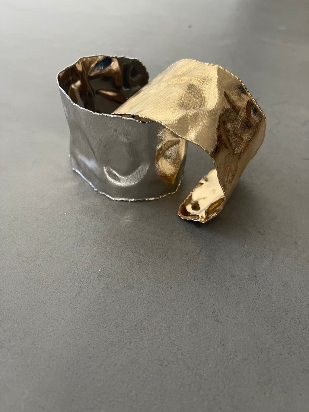Hand formed cuff