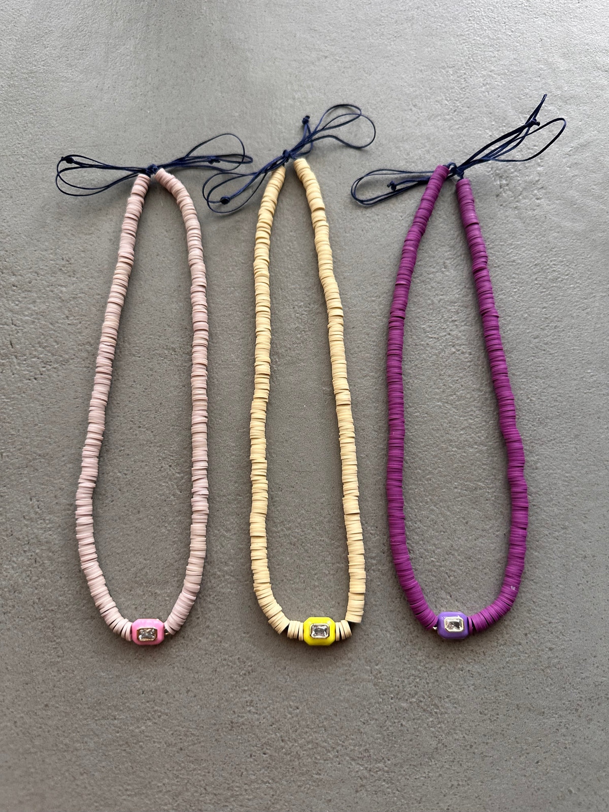 Statement Beaded Necklace with Crystal Centre