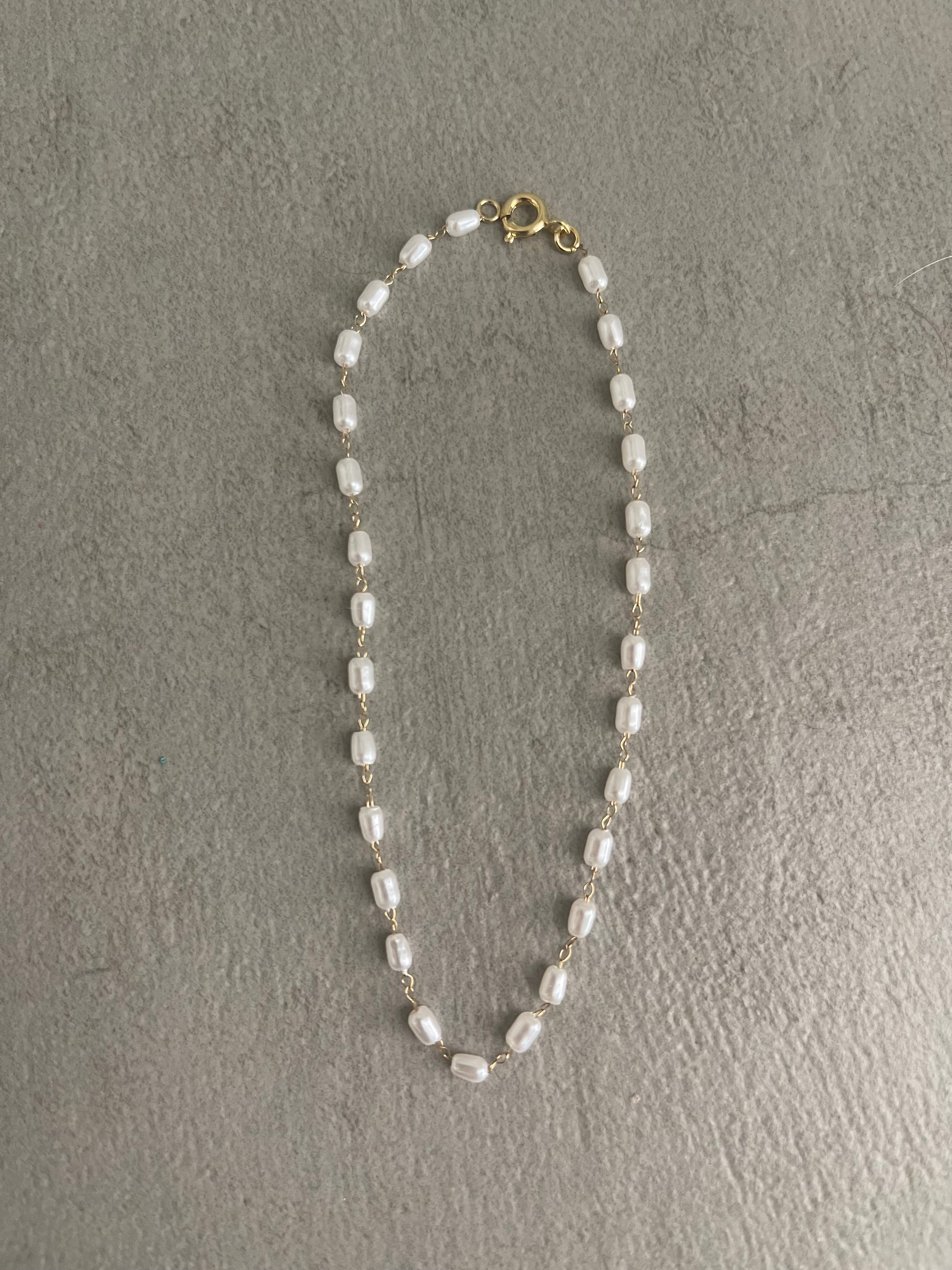 Pearl anklet