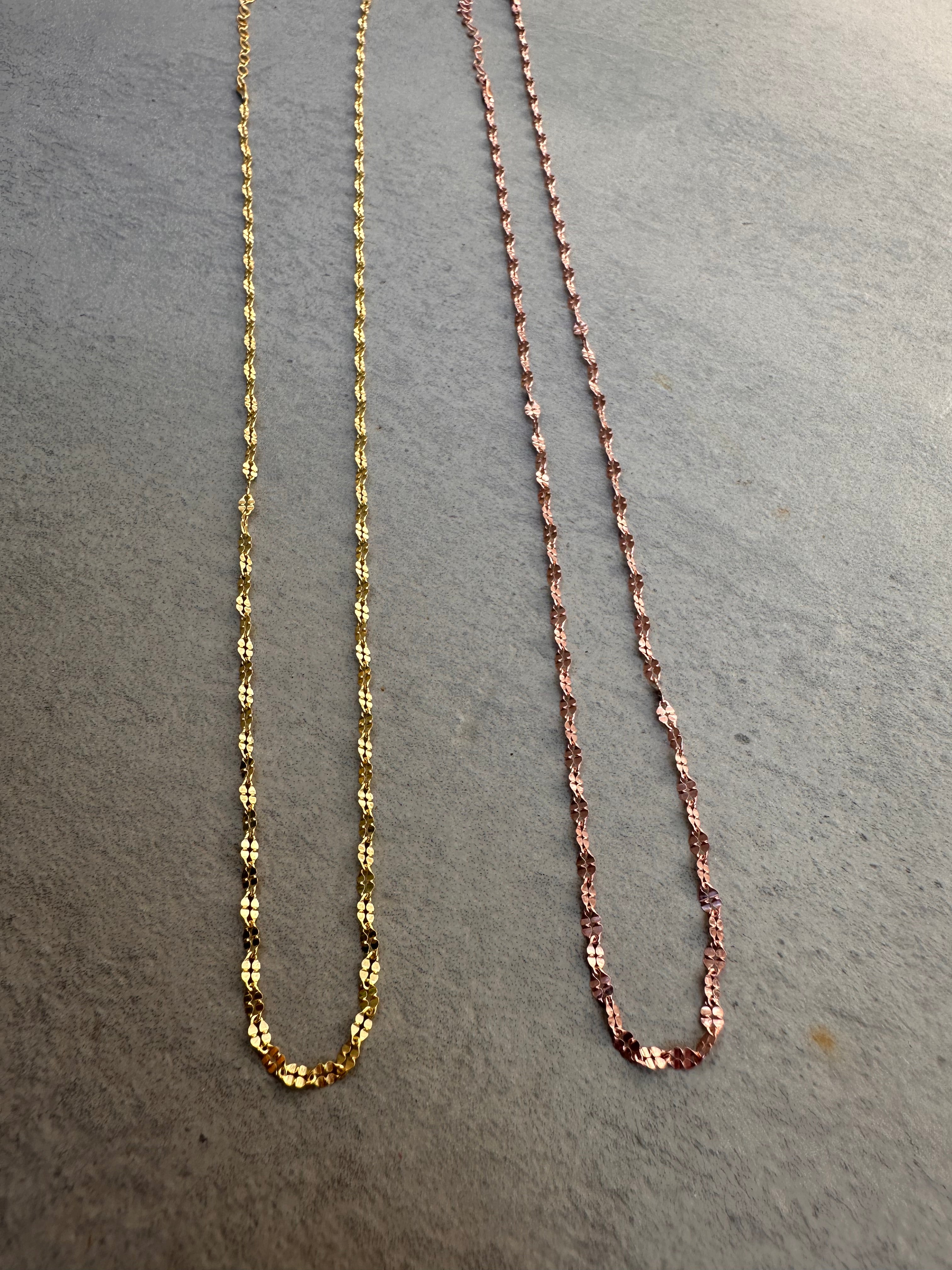Build your necklace/ Choose your chain