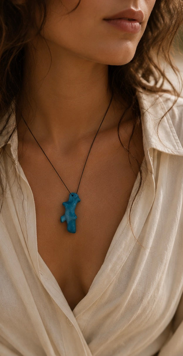 Ocean Root Coral Pendant Necklace