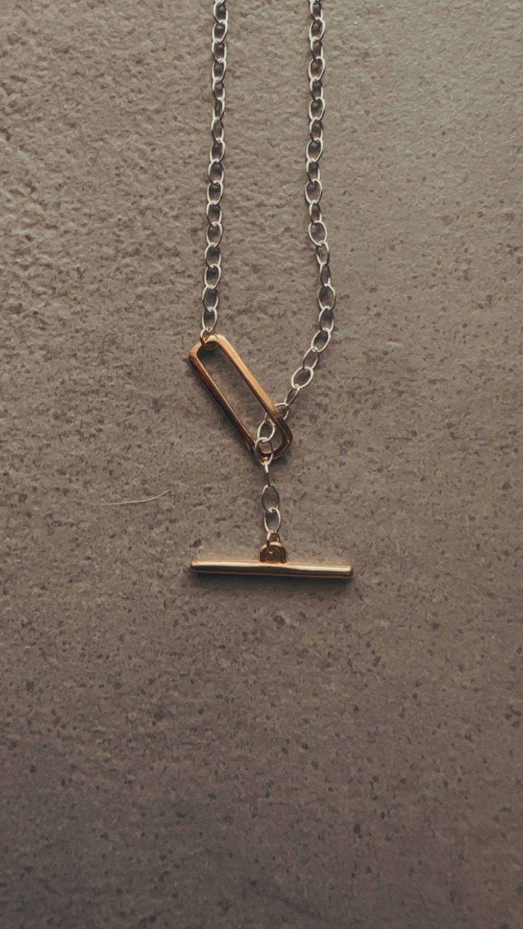 2-in-1 Necklace & Bracelet – Gold & Silver