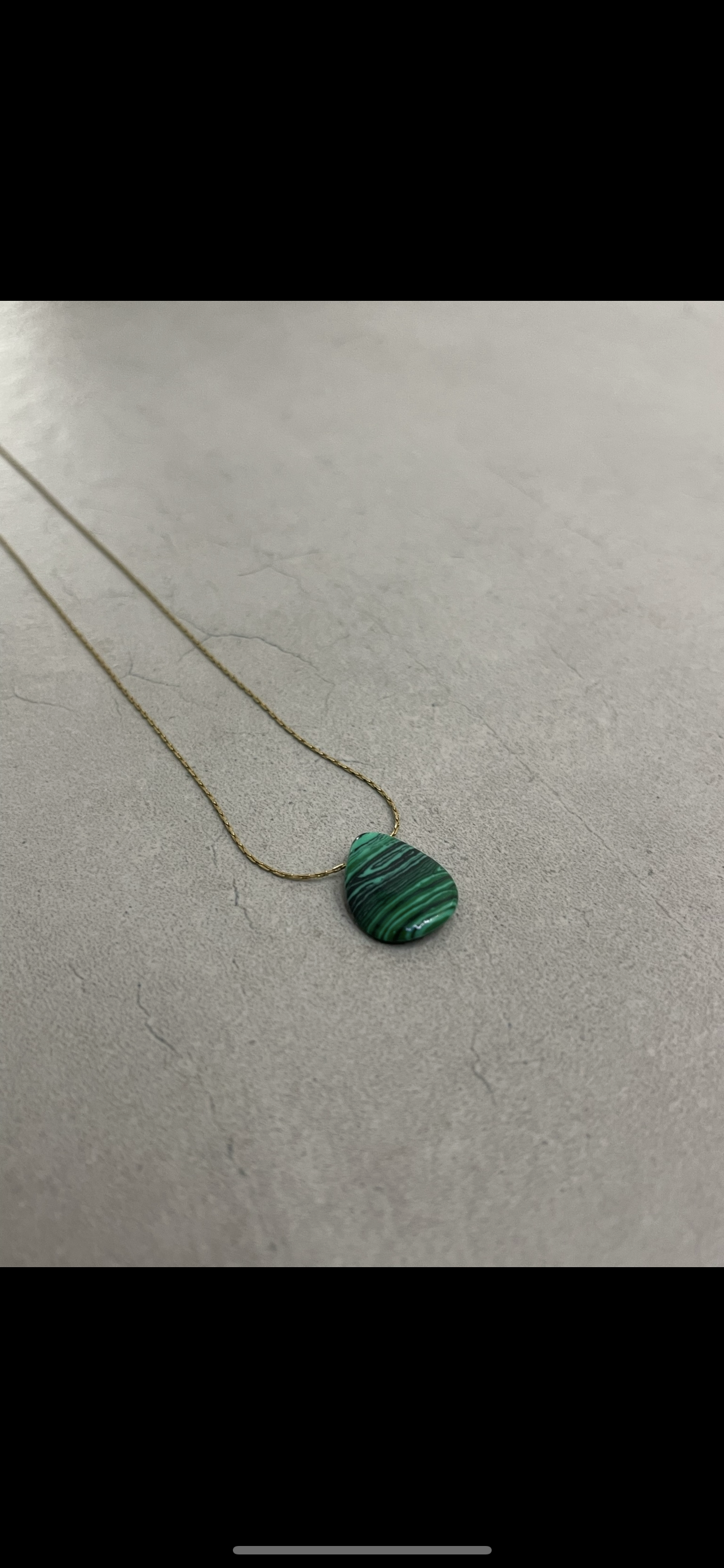 Malachite pendant