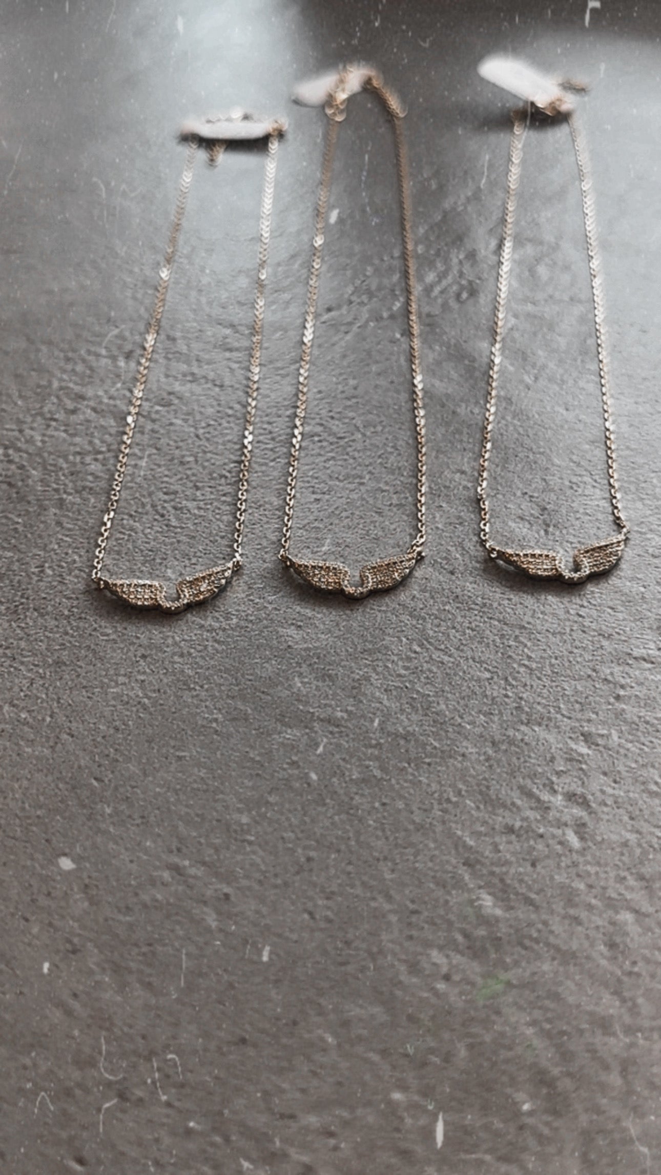 Angel wings necklace