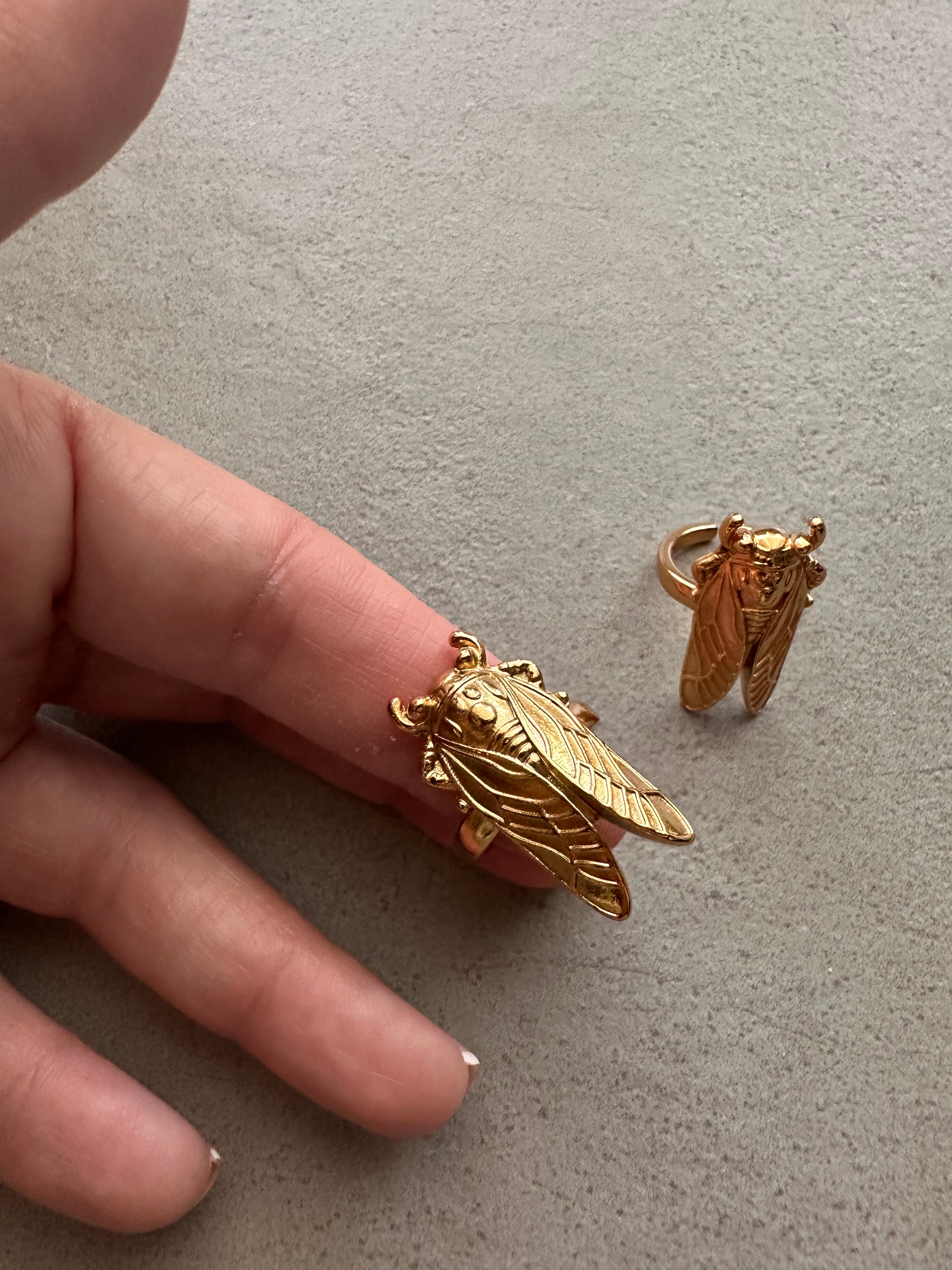 Golden Statement Ring