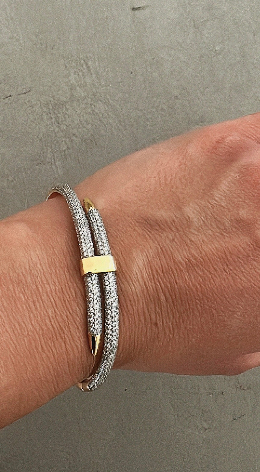 Nail head bangle