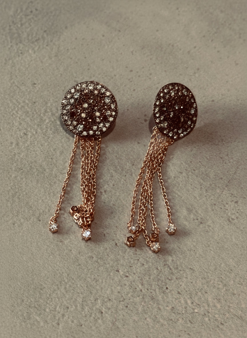 Elegant tassel earrings