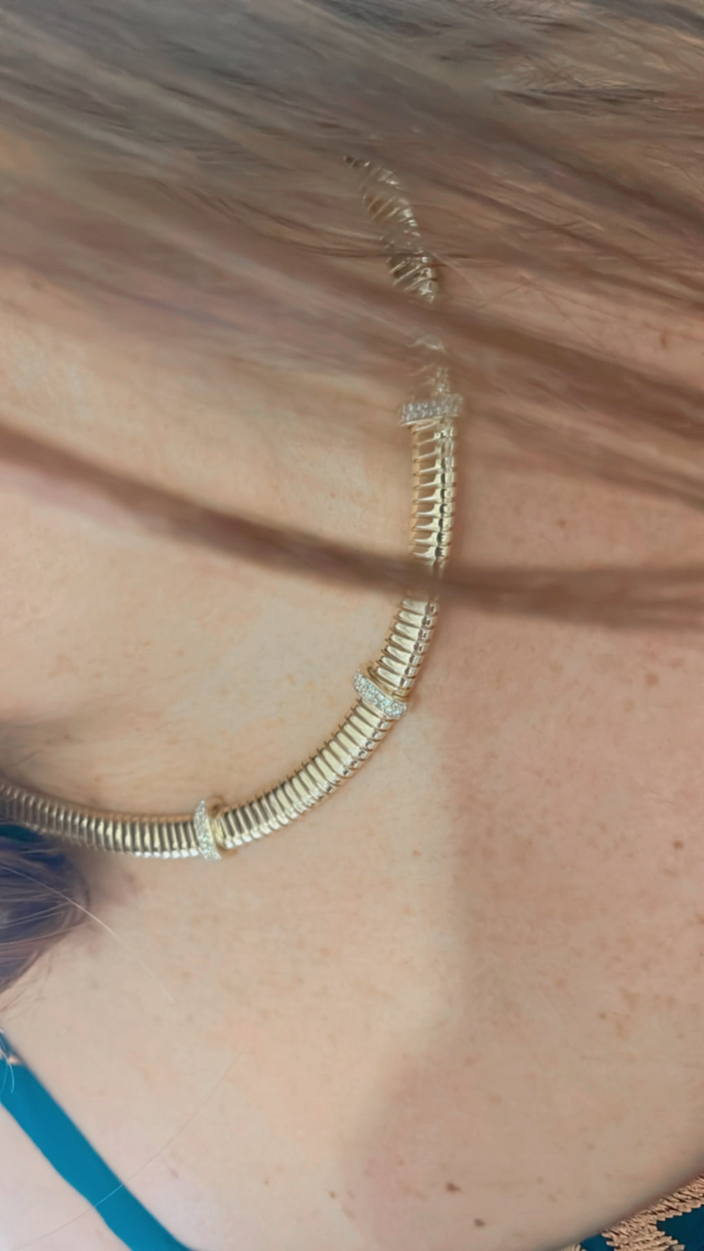 Gold plated necklace