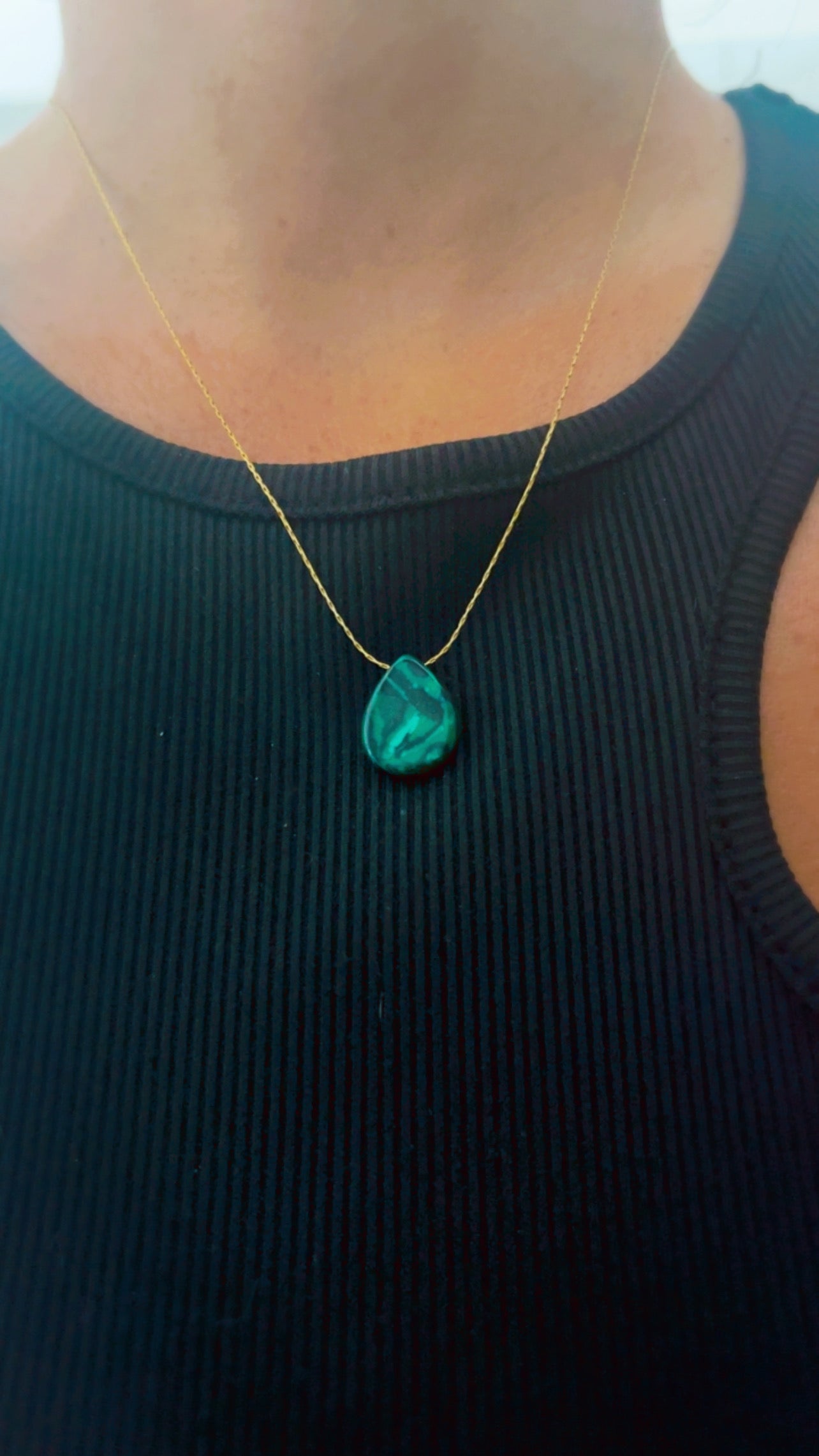 Malachite pendant