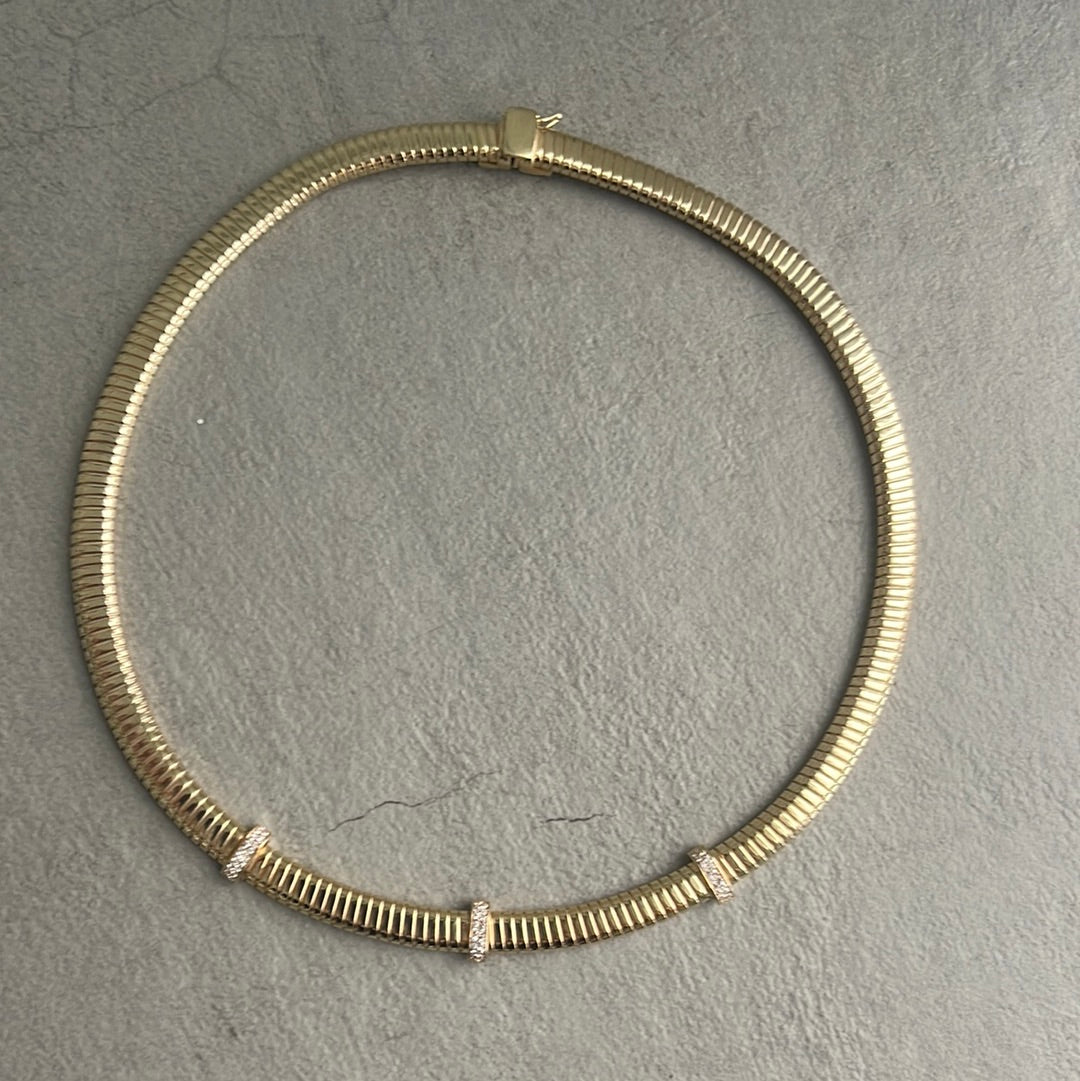 Gold plated necklace