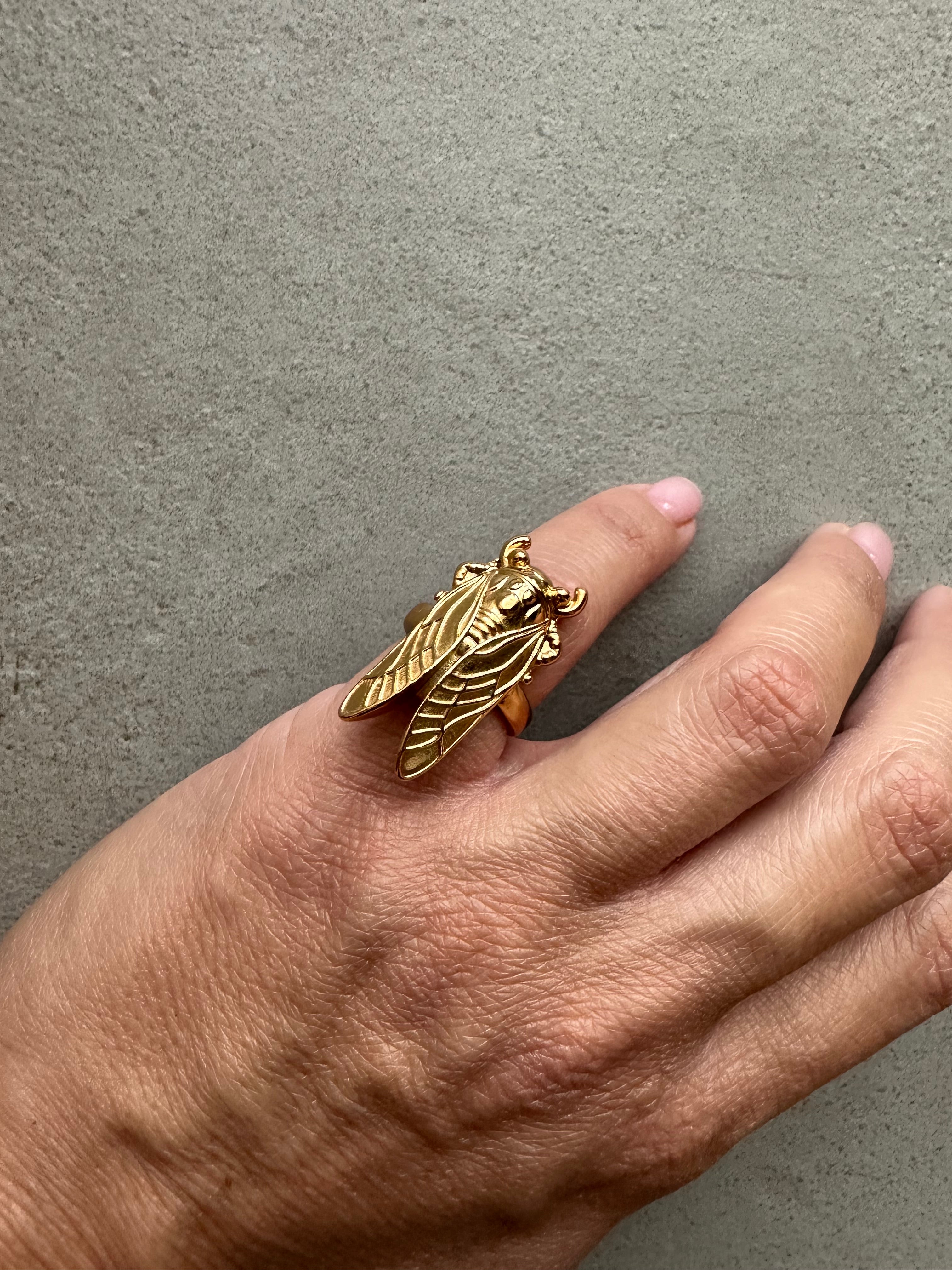 Golden Statement Ring