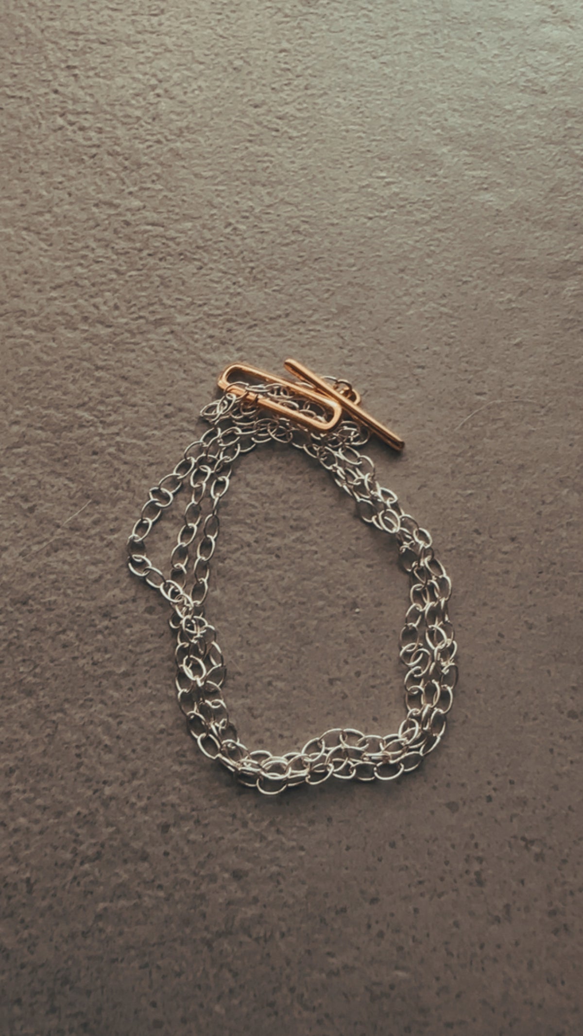 2-in-1 Necklace & Bracelet – Gold & Silver