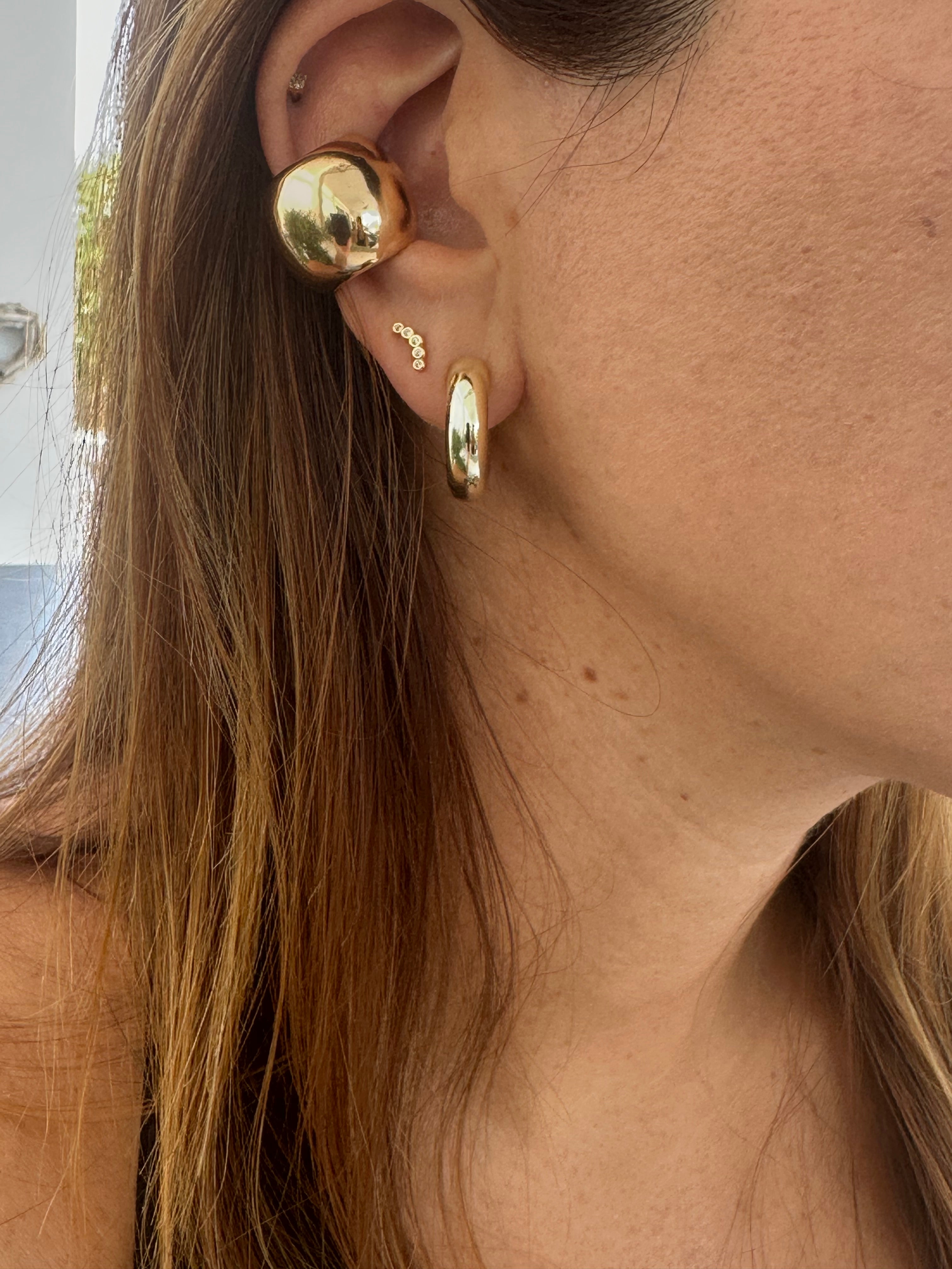 Gold Ear Cuffs – Modern Elegance, No Piercing Needed