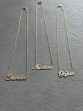 The Signature Name Collection – Personalized Name Necklace