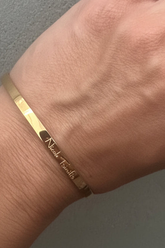 Nicole Tsiailis Signature Gold Cuff