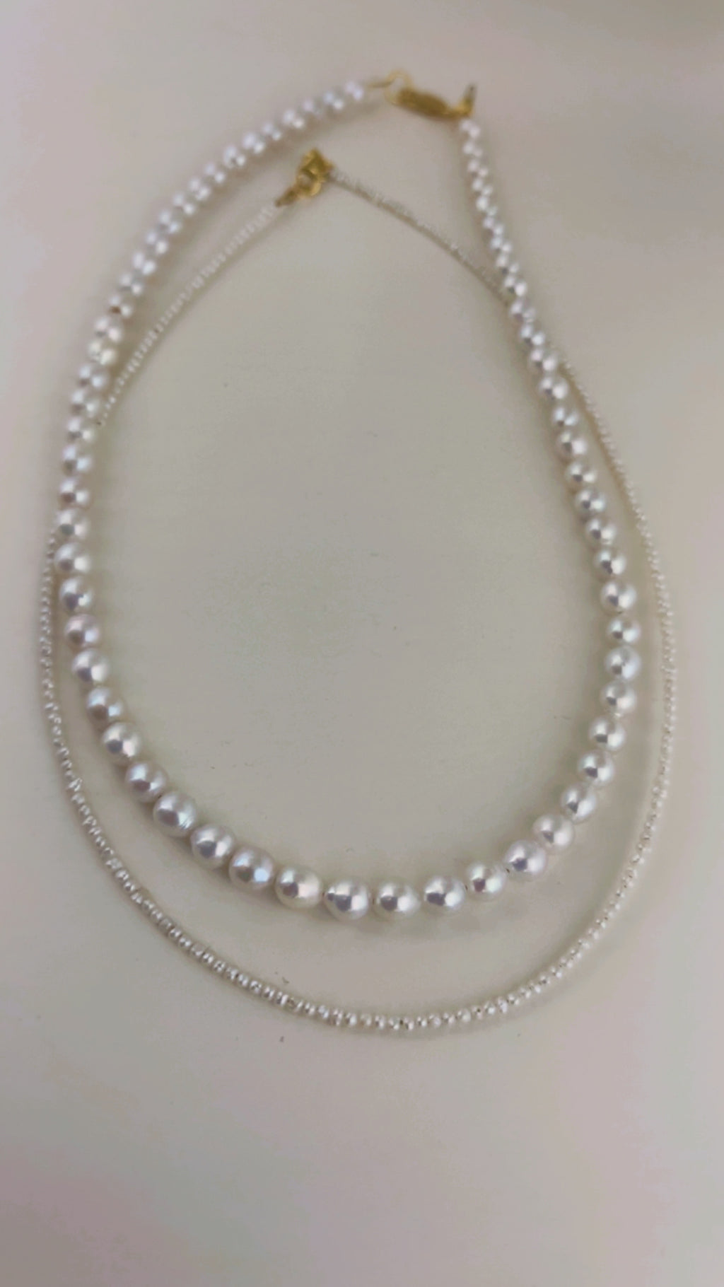 Pearl necklaces