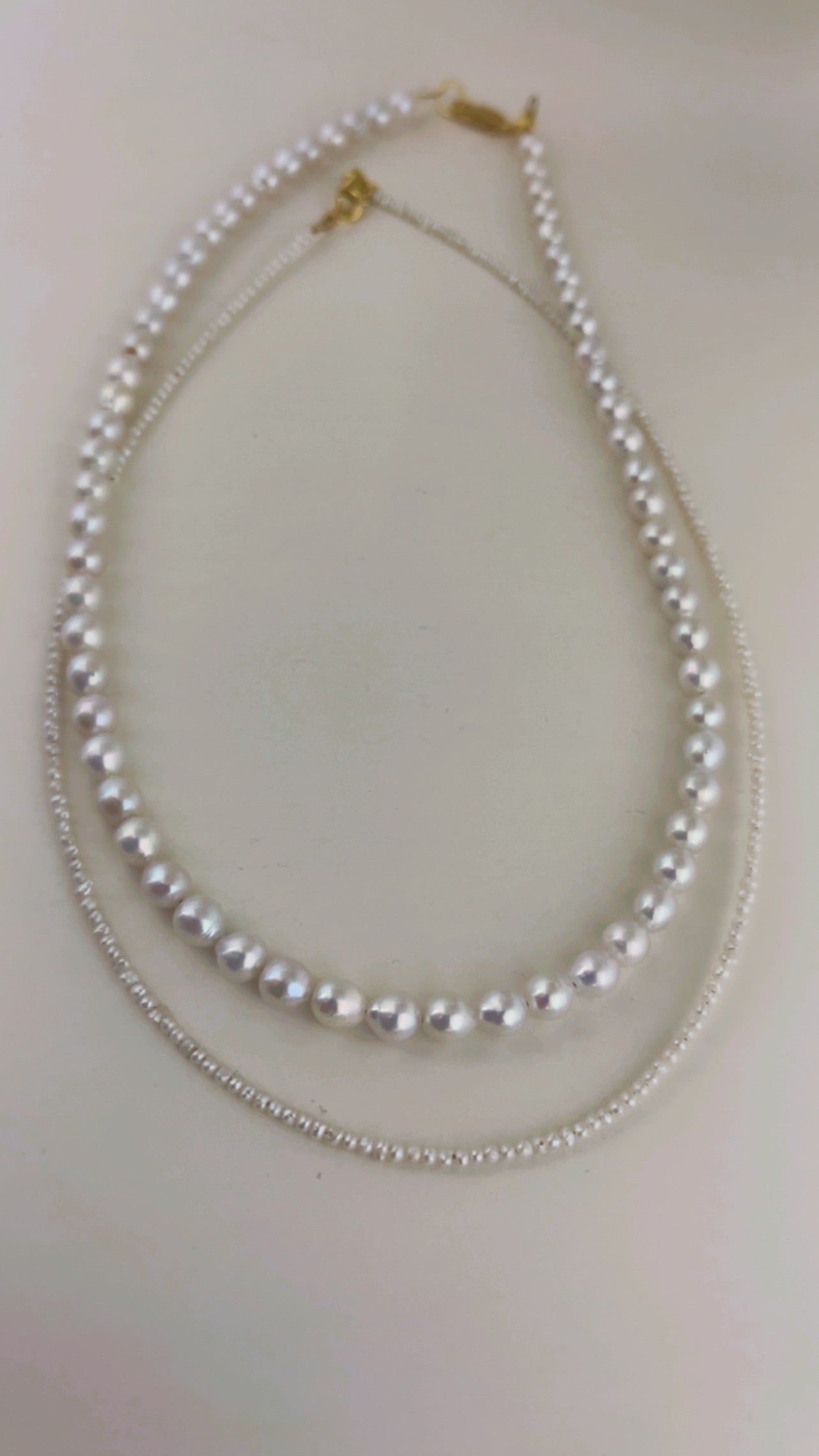 Pearl necklaces