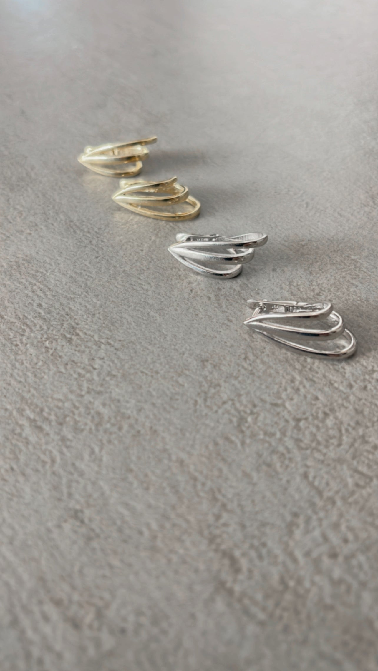 Sculptural Hoop Earrings