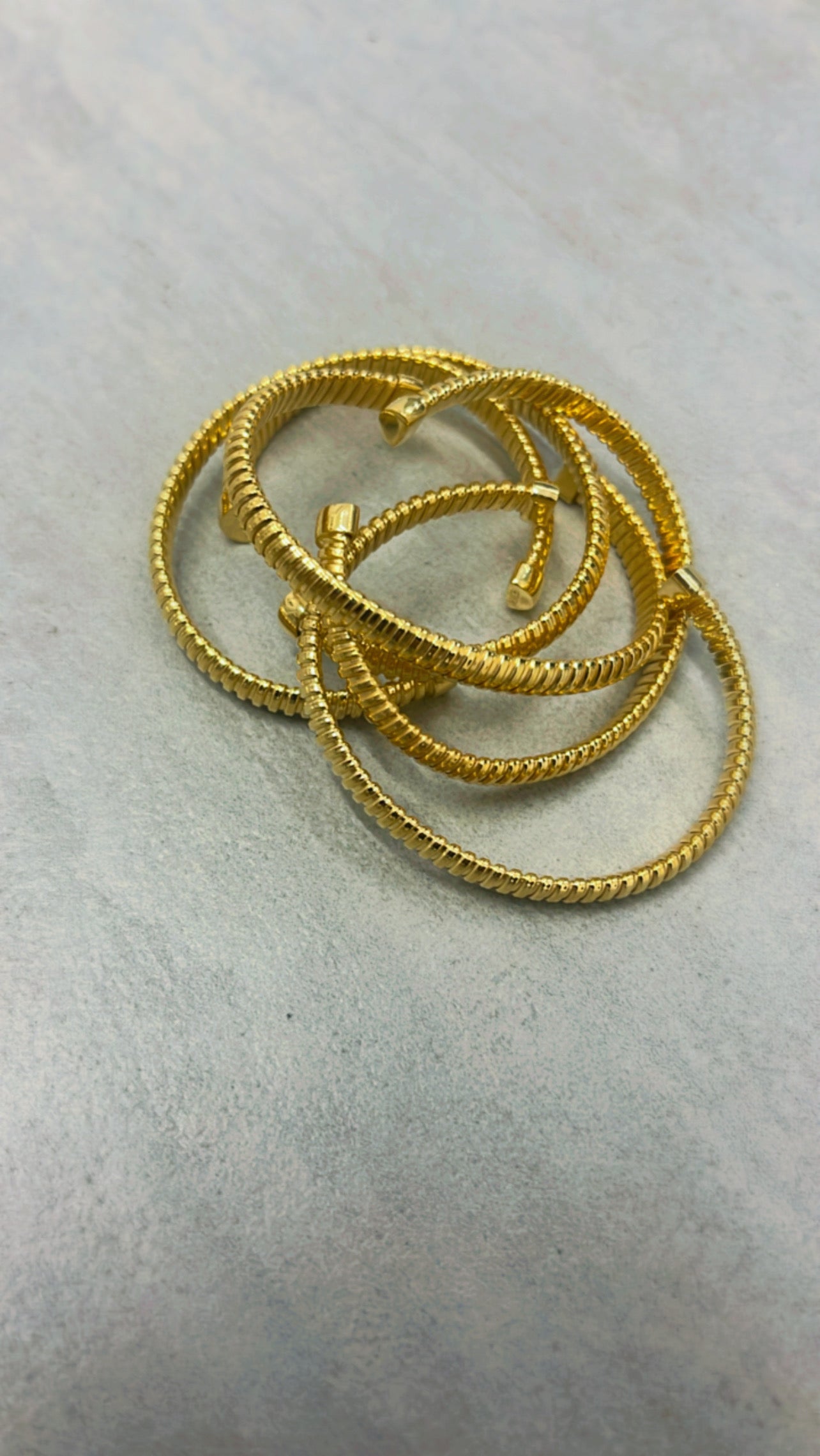 Gold bangles