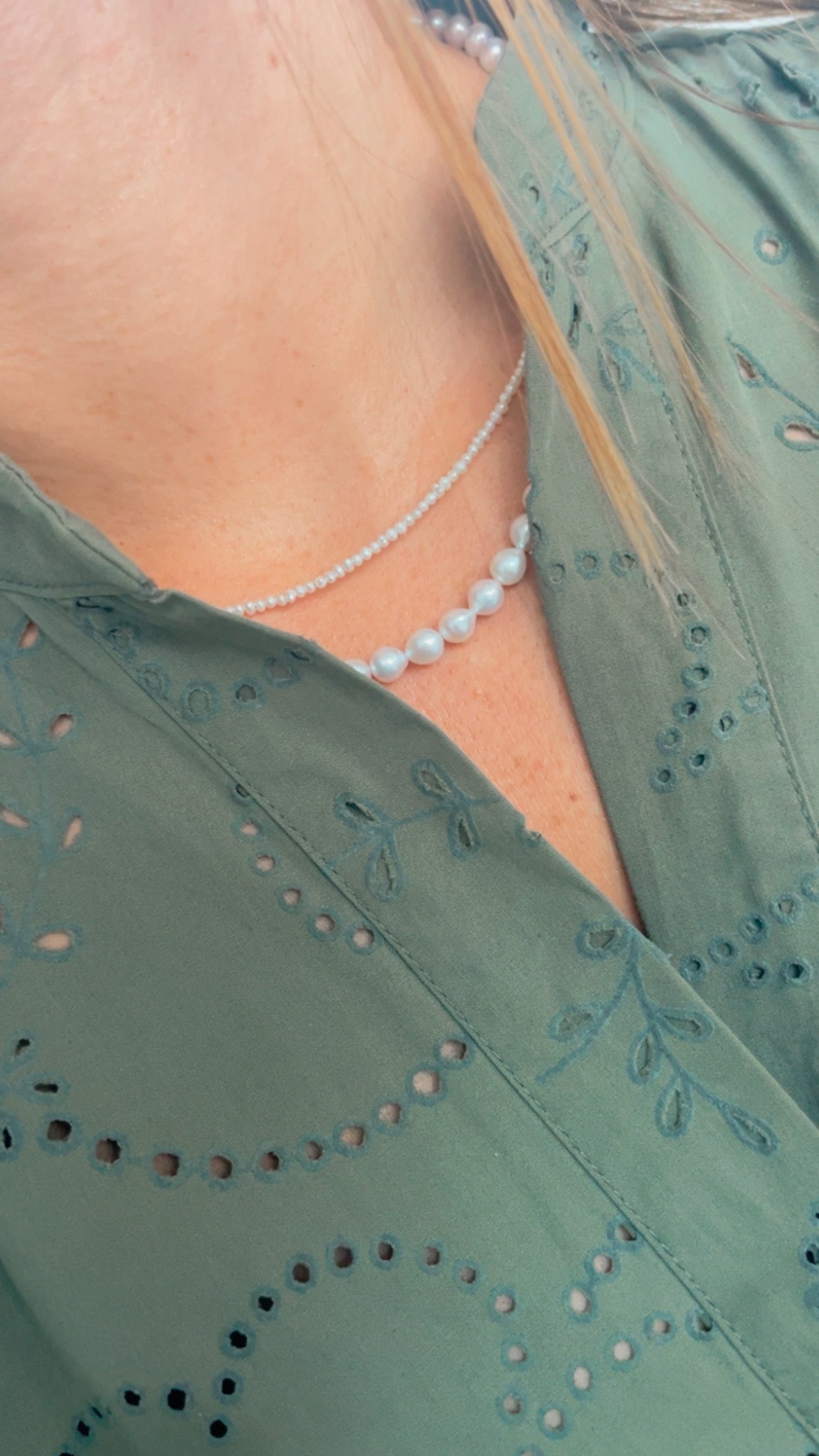 Pearl necklaces