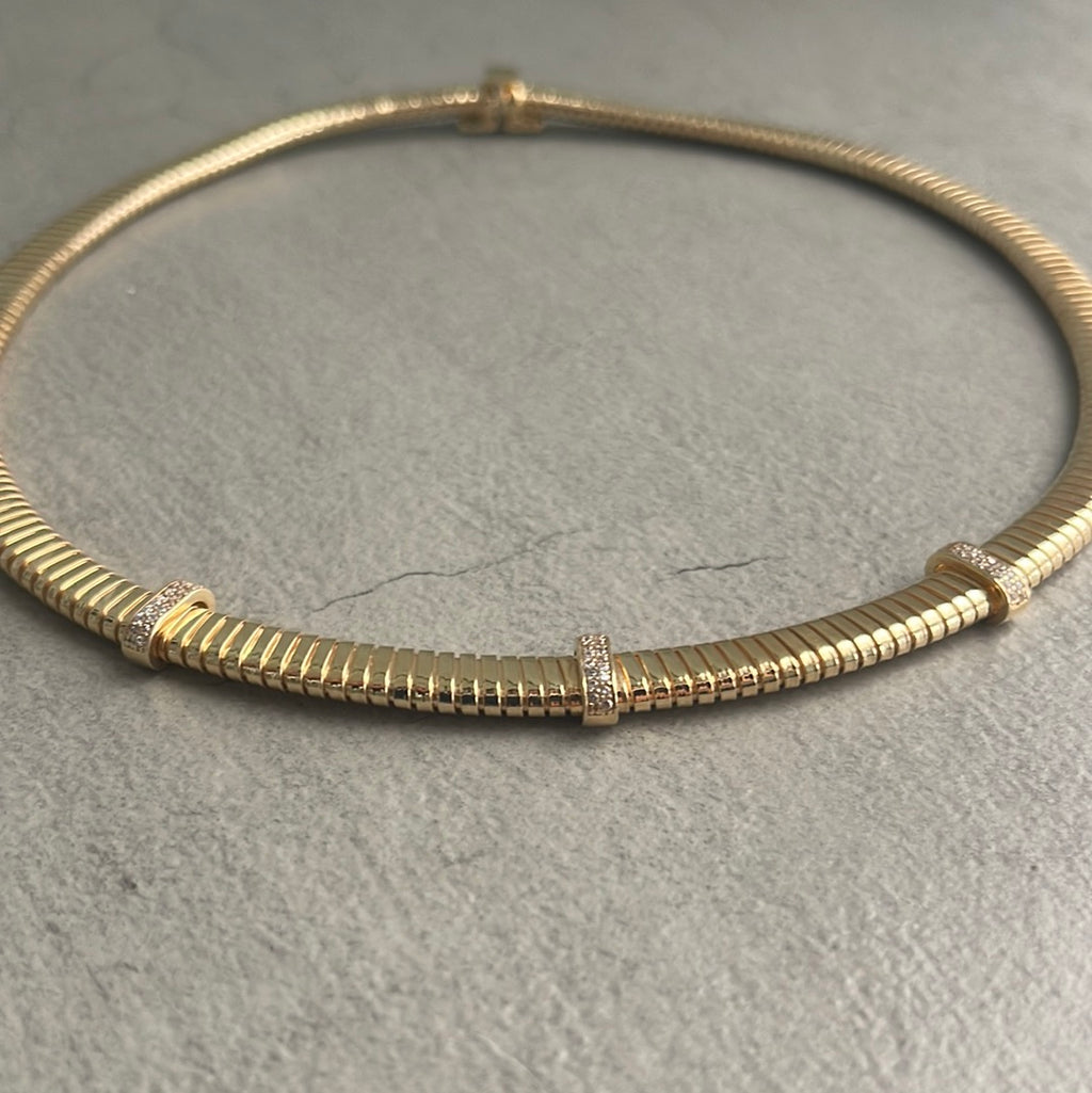 Gold plated necklace