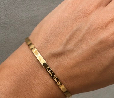 Nicole Tsiailis Signature Gold Cuff